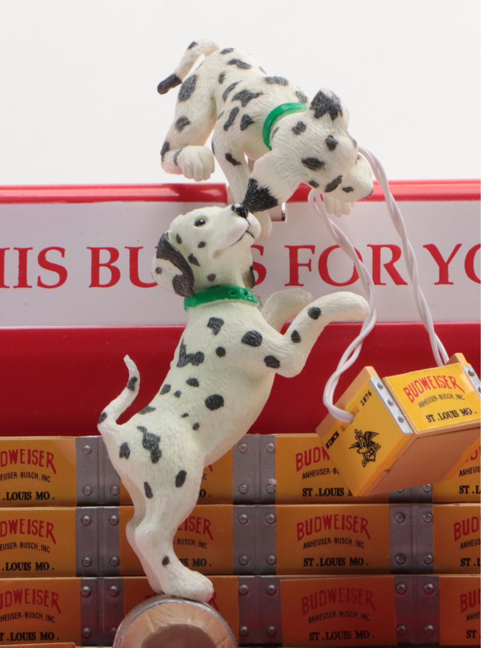 Enesco "Budweiser Express" Musical Figurine, 1997