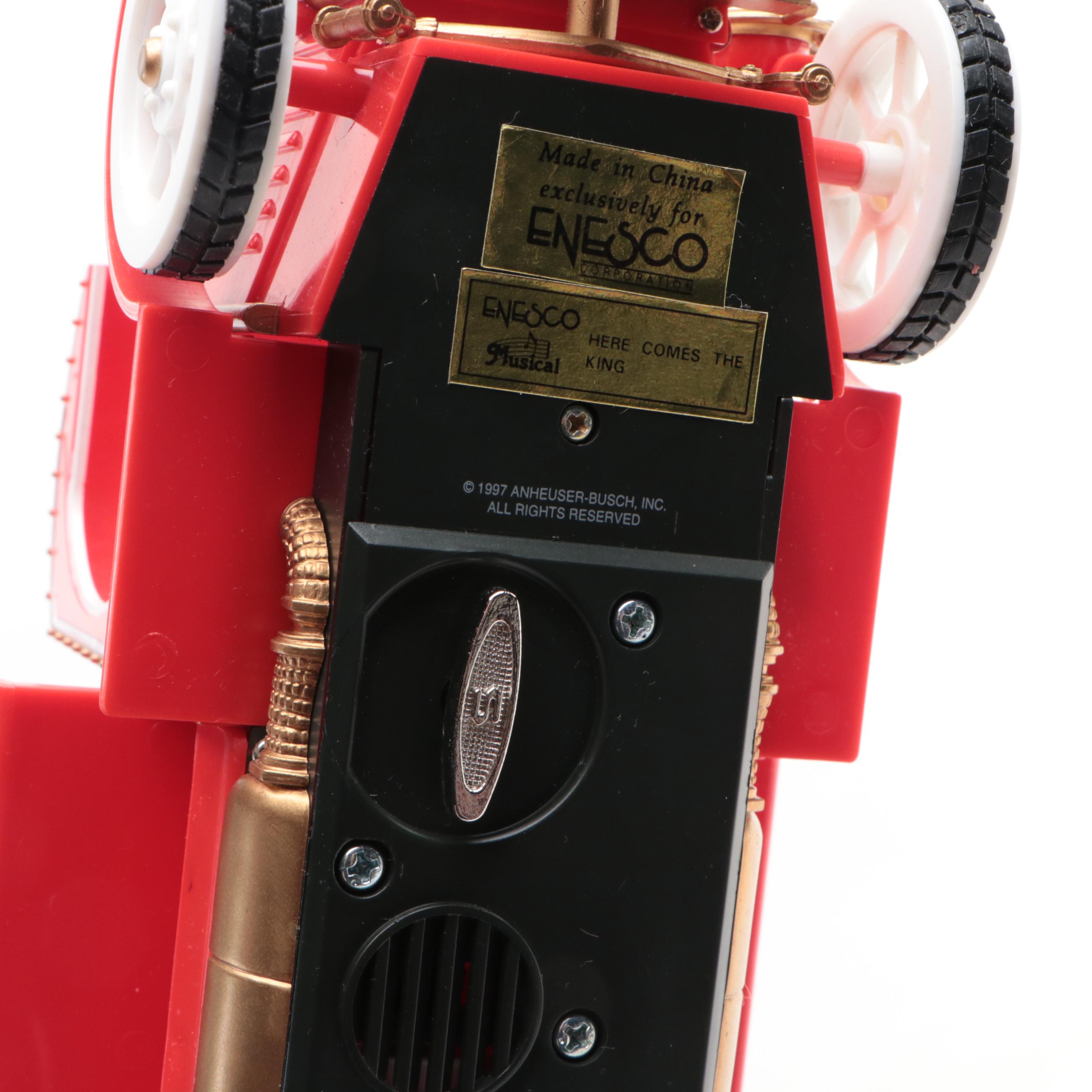 Enesco "Budweiser Express" Musical Figurine, 1997
