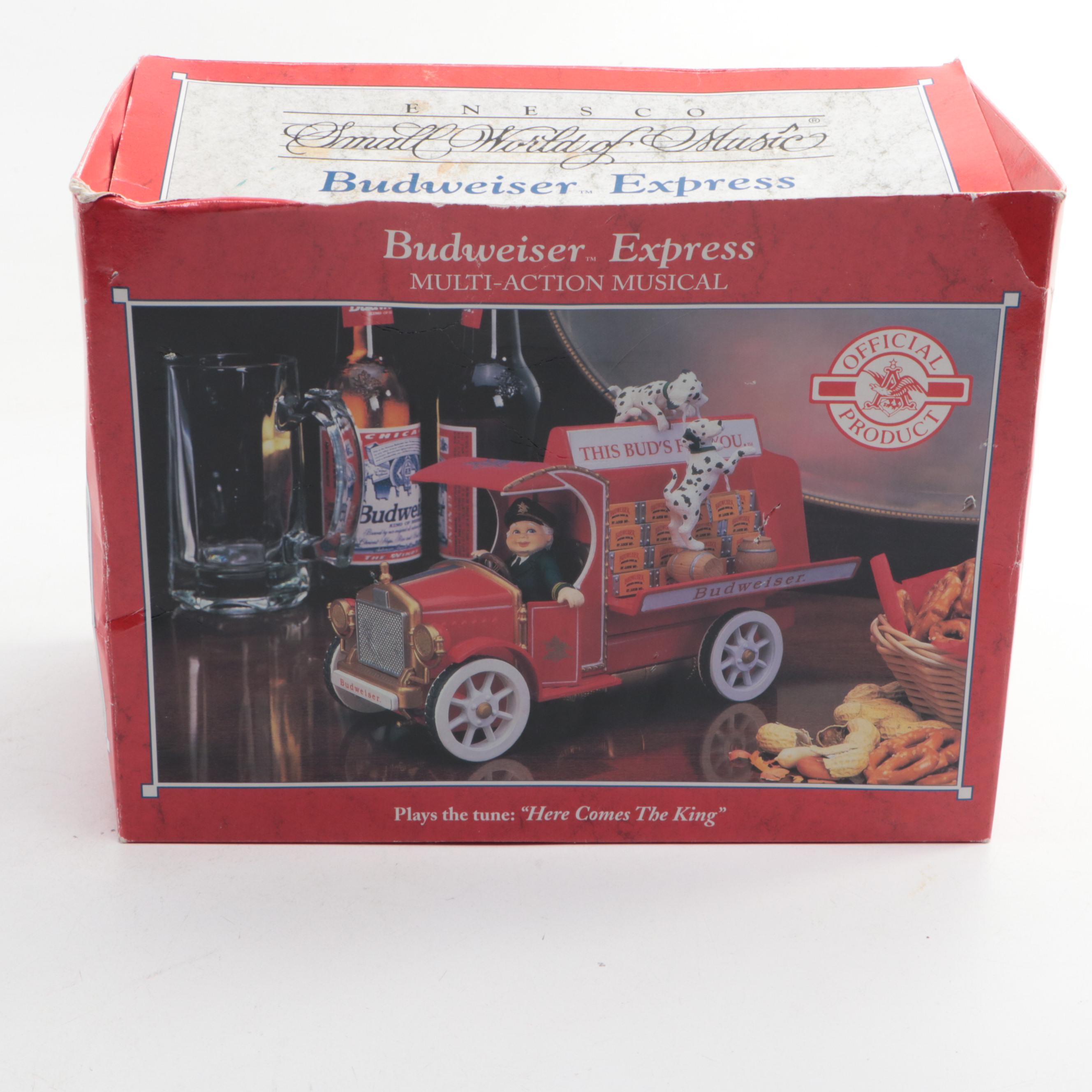 Enesco "Budweiser Express" Musical Figurine, 1997