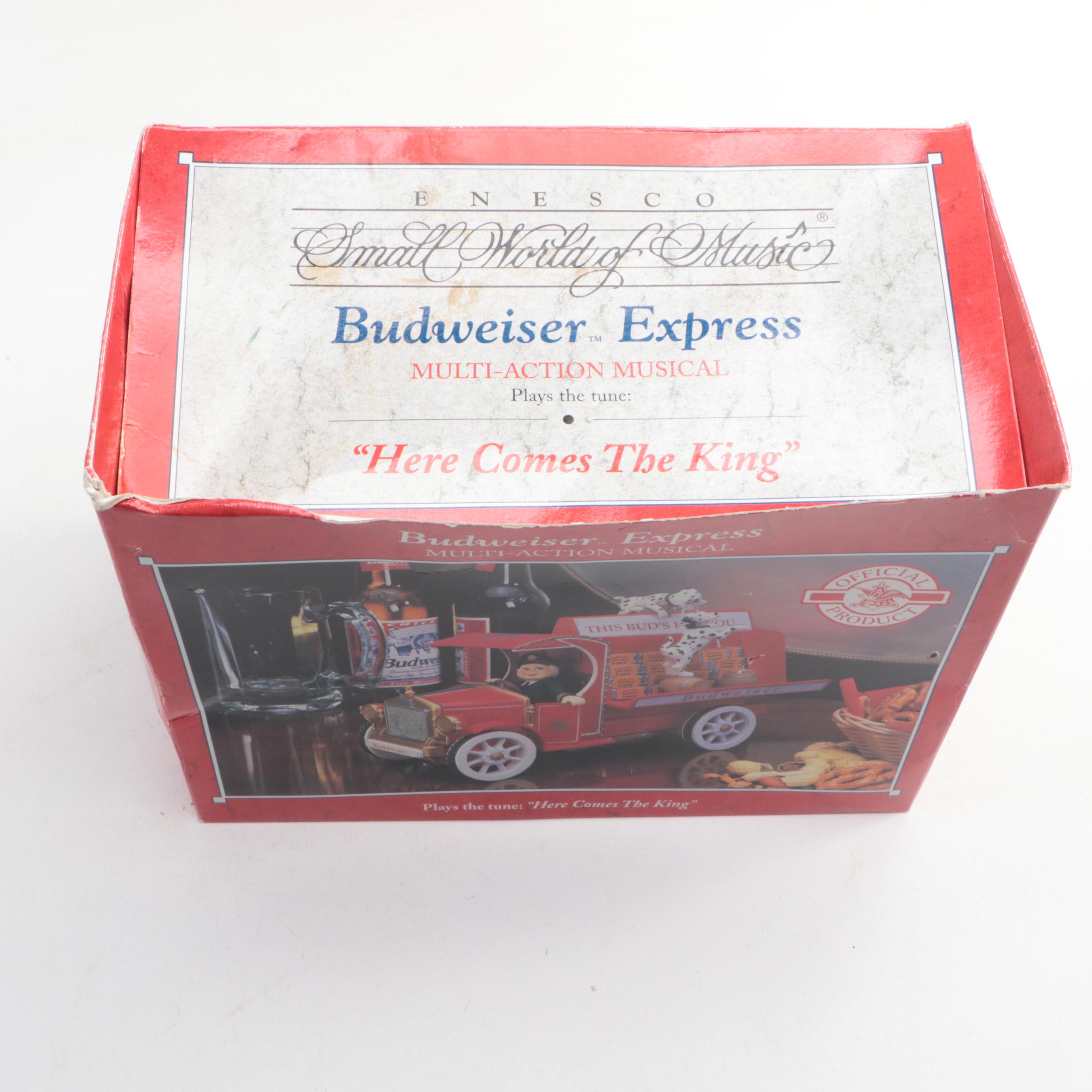 Enesco "Budweiser Express" Musical Figurine, 1997