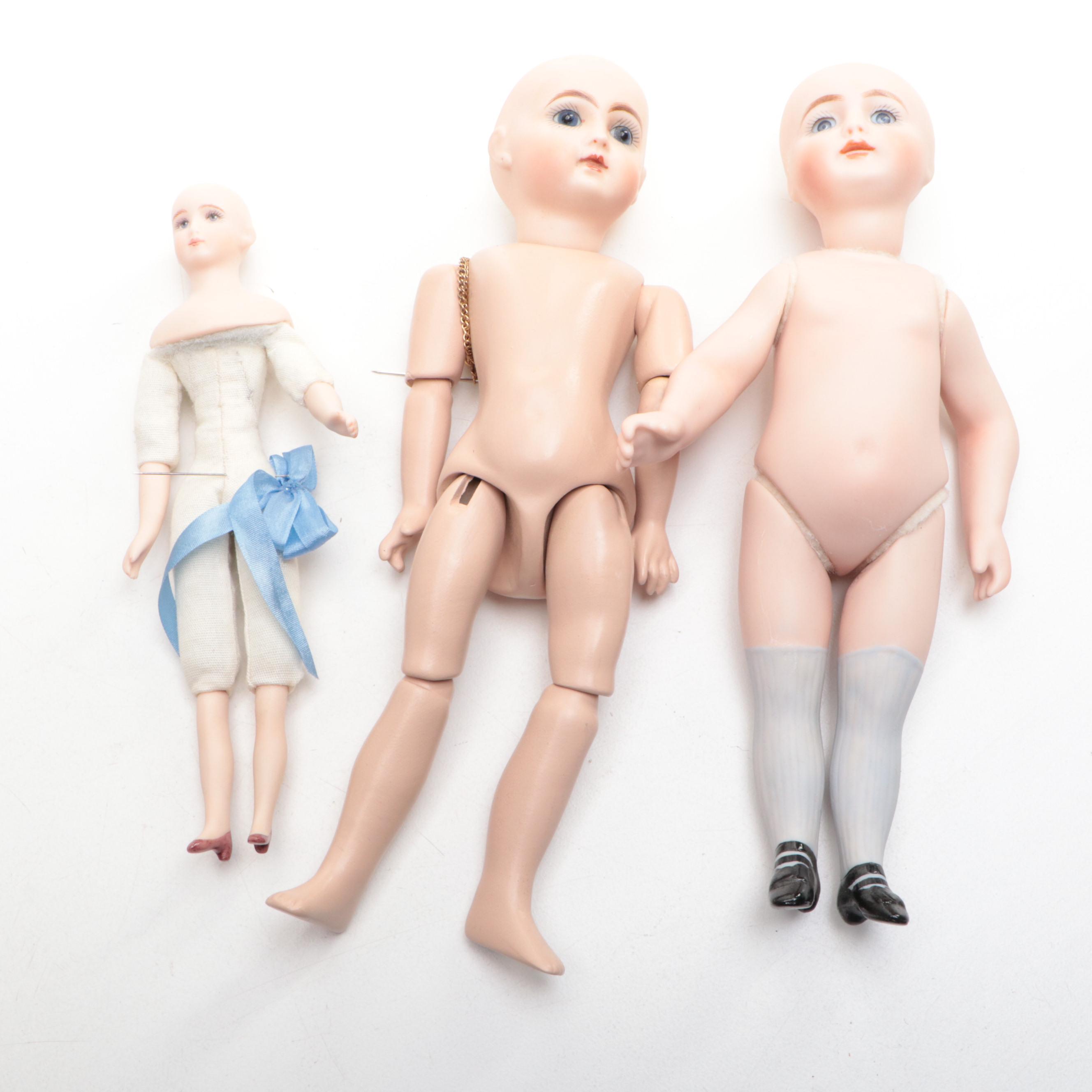 K Star R and Other S. Ehmen Seeley Artist Reproduction Dolls with Accessories