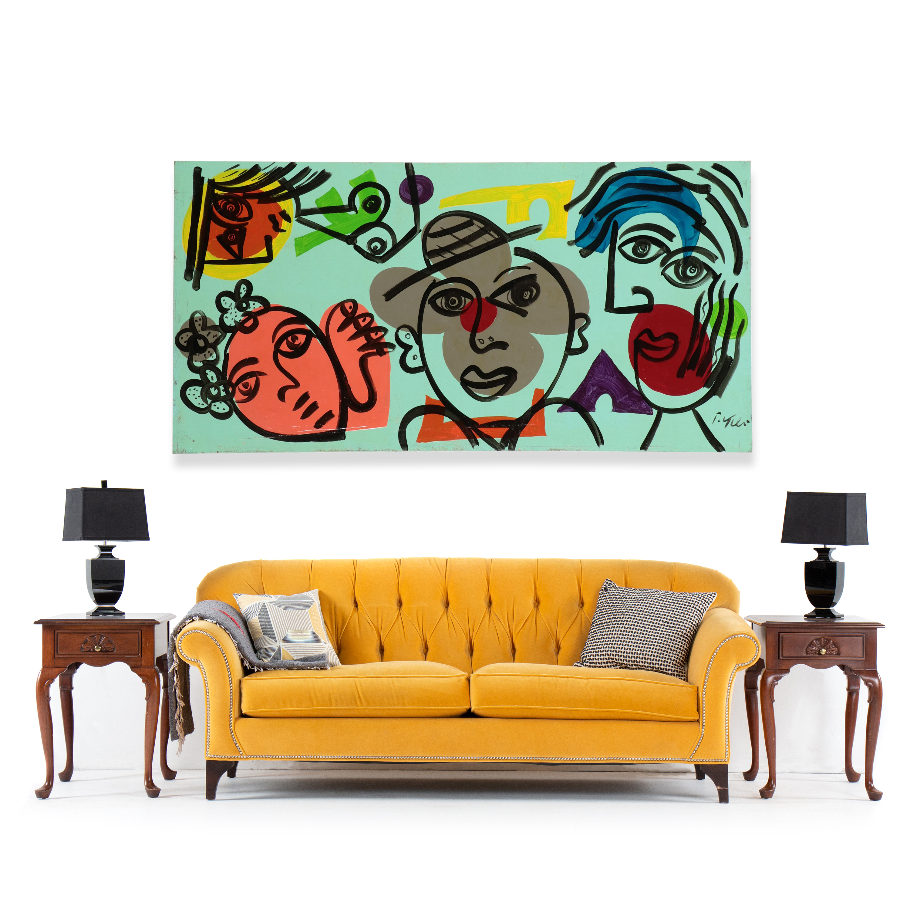 Peter Keil Large-Scale Figurative Acrylic Painting
