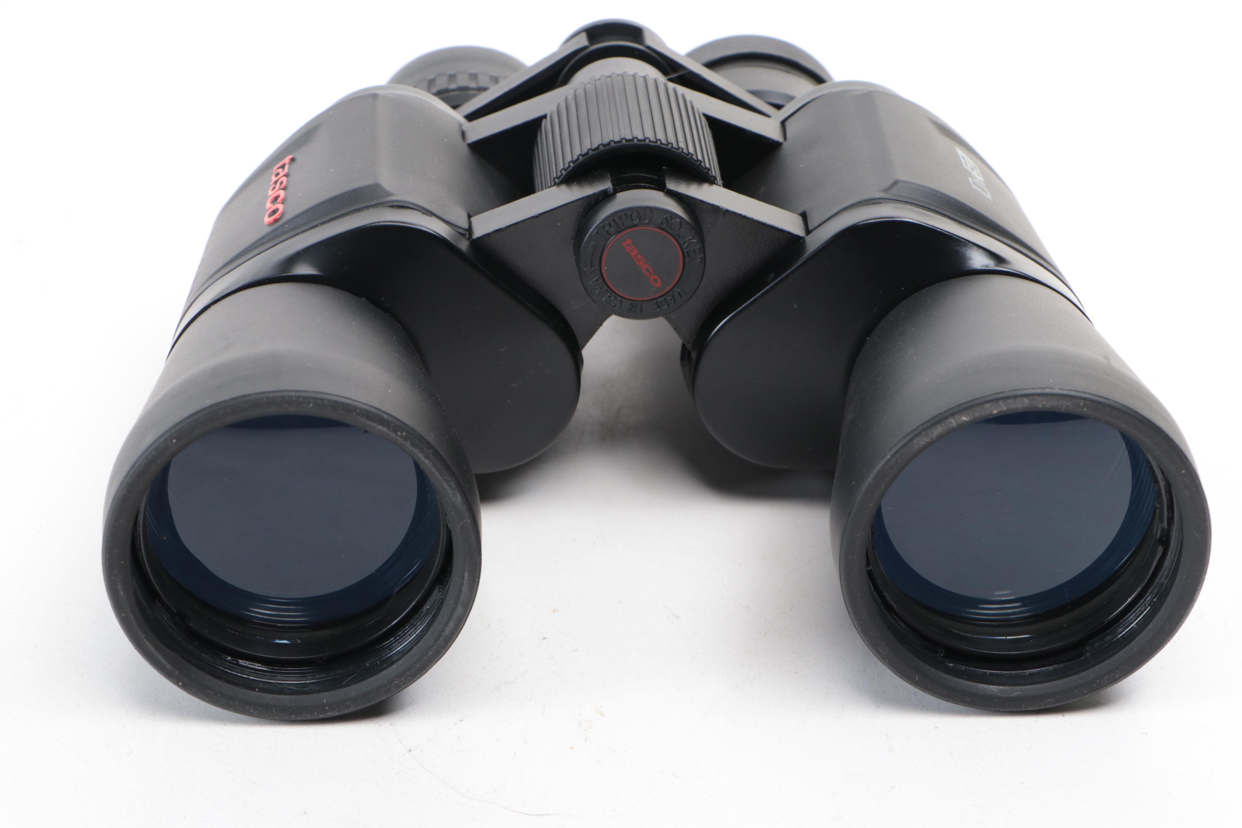 Tasco 10 x 50 Black Field Binoculars with Case