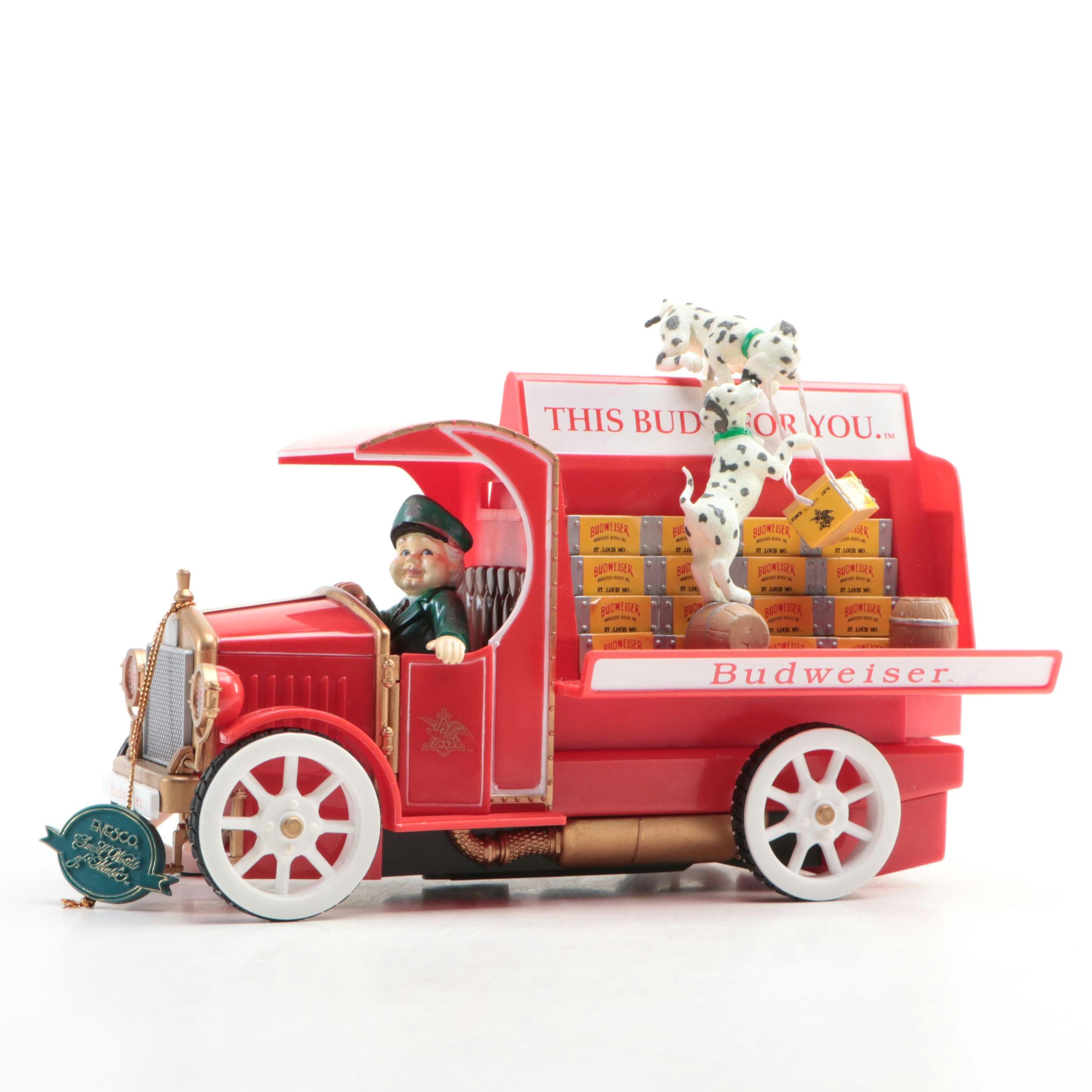 Enesco "Budweiser Express" Musical Figurine, 1997