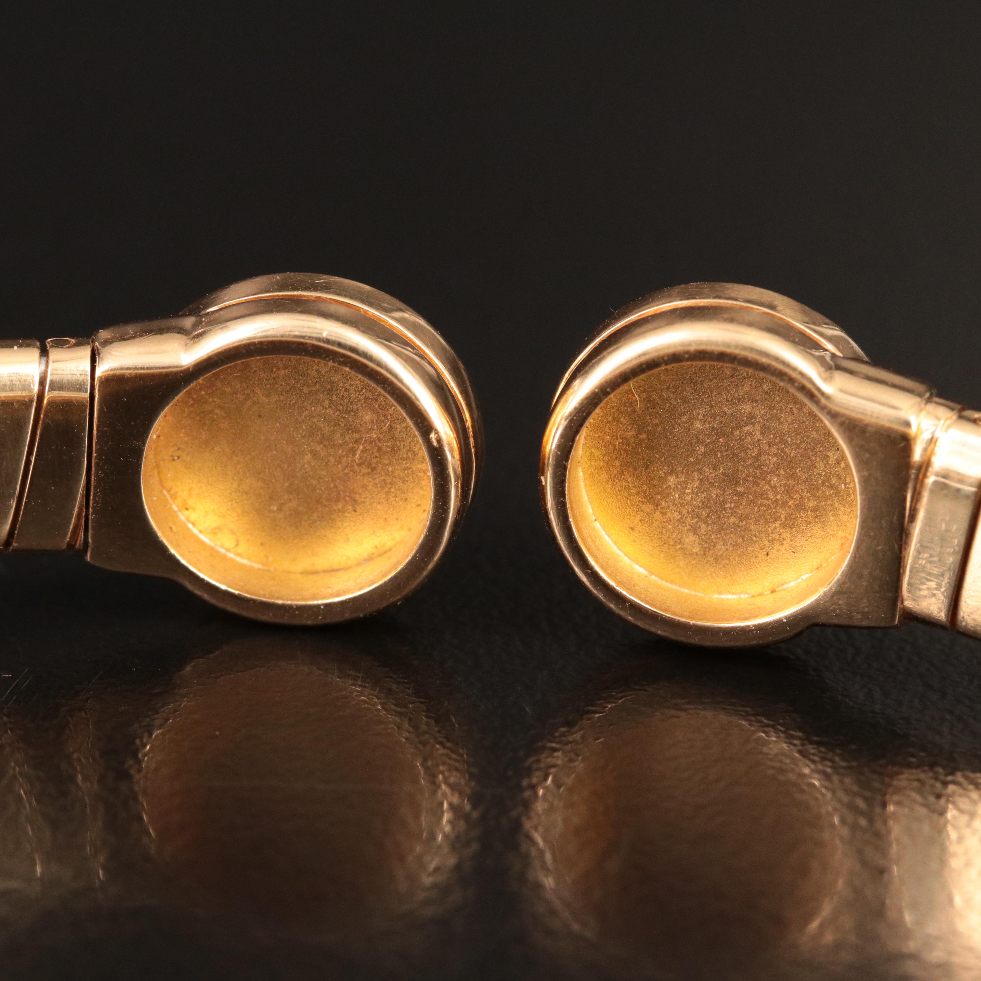 Bulgari BVLGARI 18K Black Onyx Tubogas Bracelet