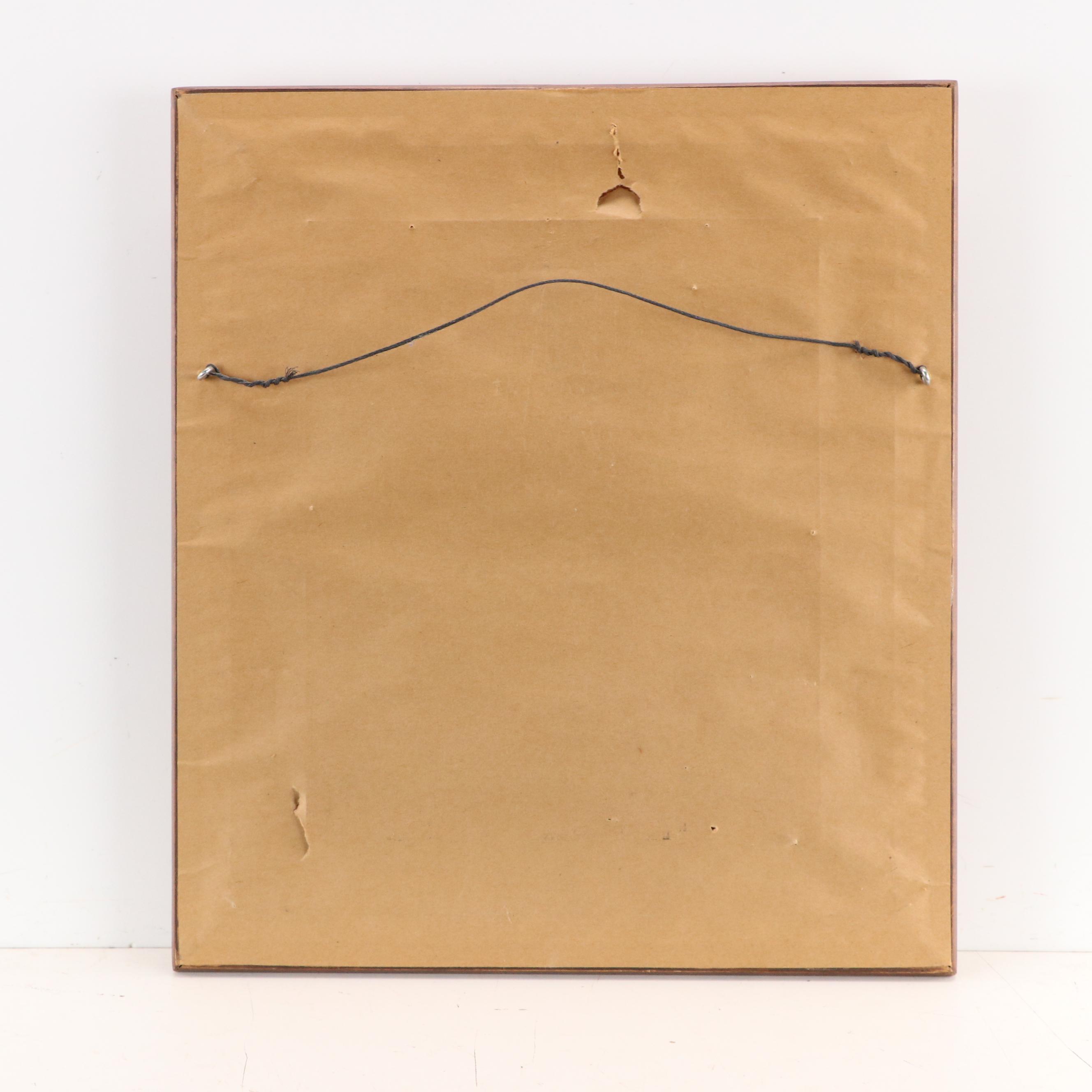 Native American Portrait Hand-Colored Collotype of Chief Kokomo