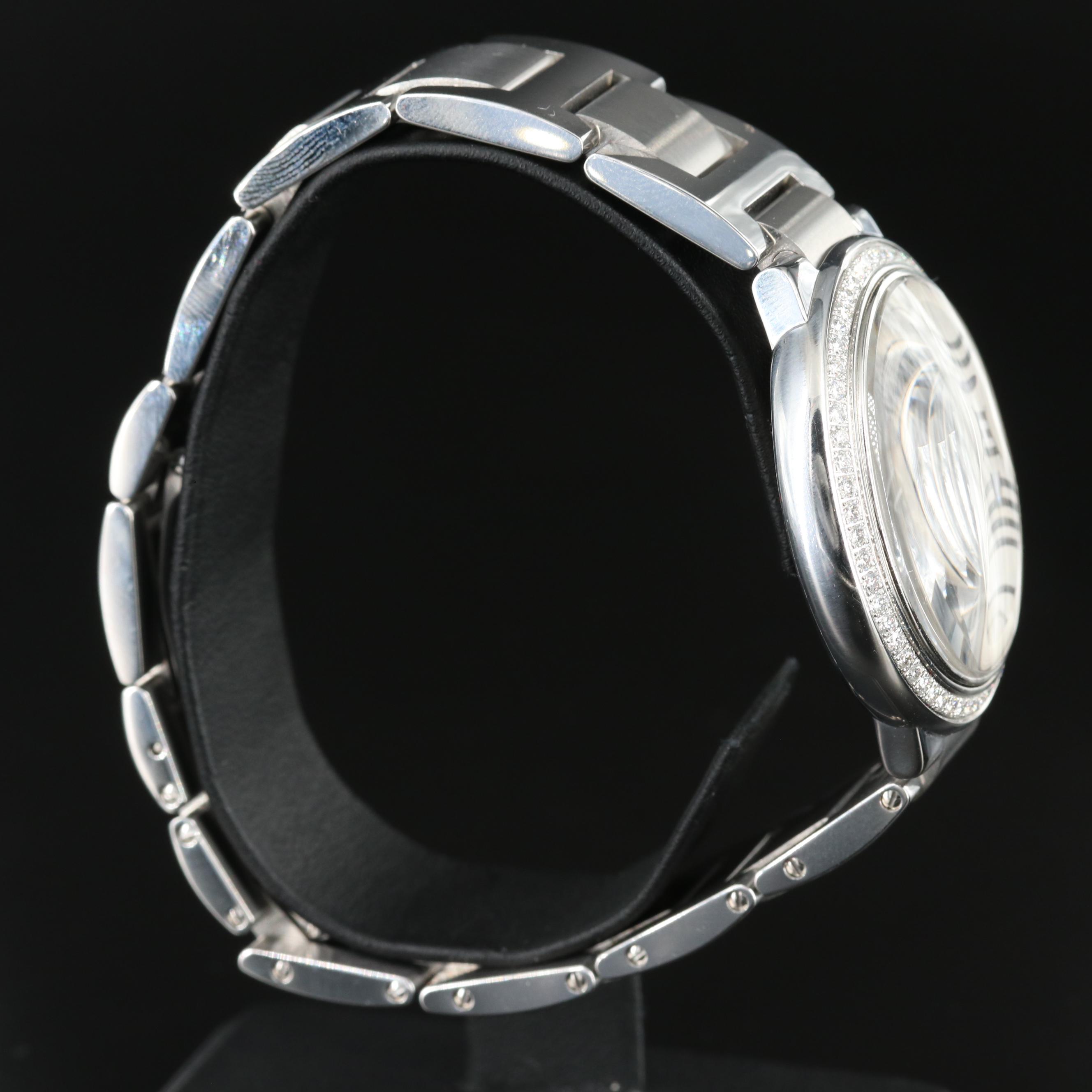 Cartier Ballon Bleu Ref. 4372 Diamond Bezel Watch