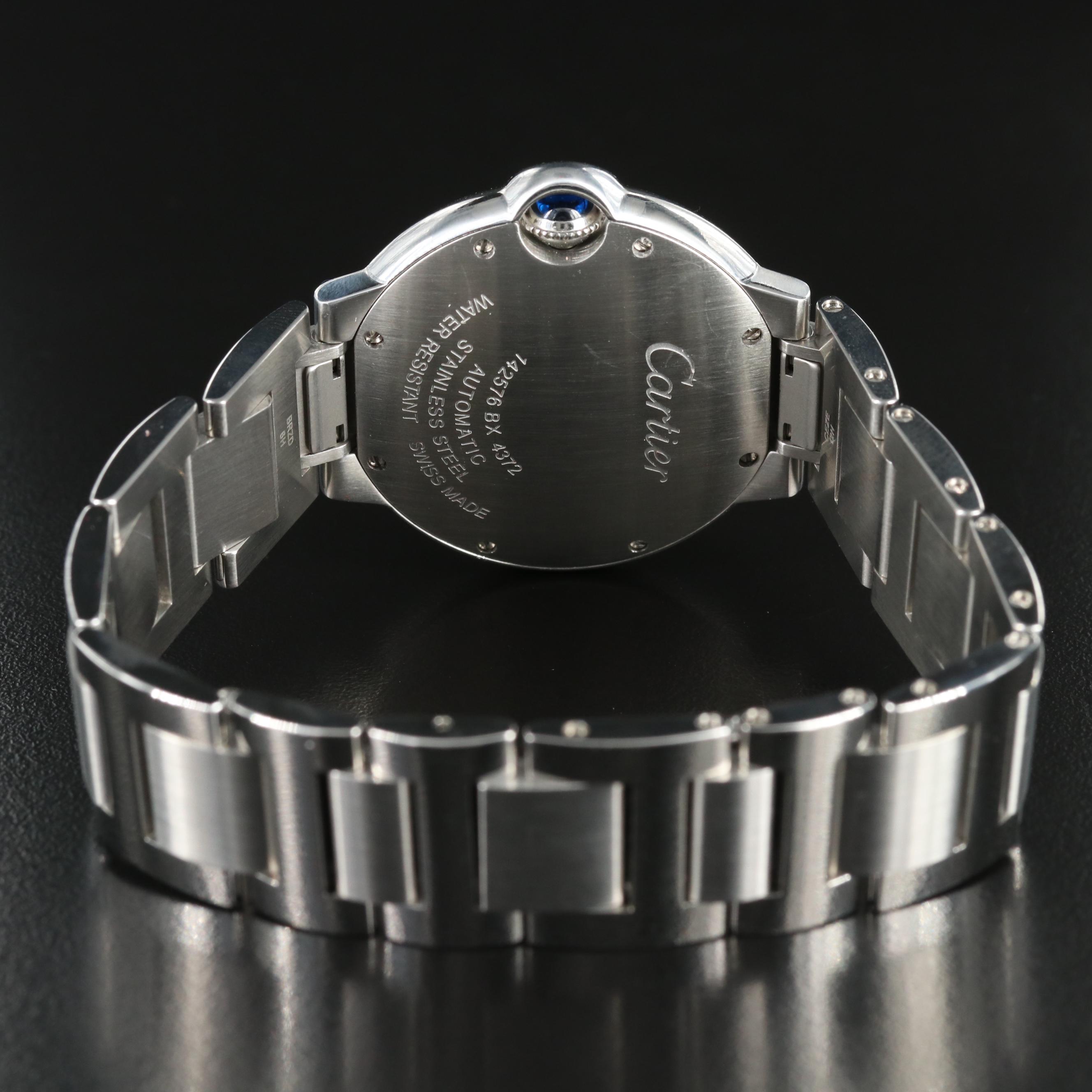 Cartier Ballon Bleu Ref. 4372 Diamond Bezel Watch