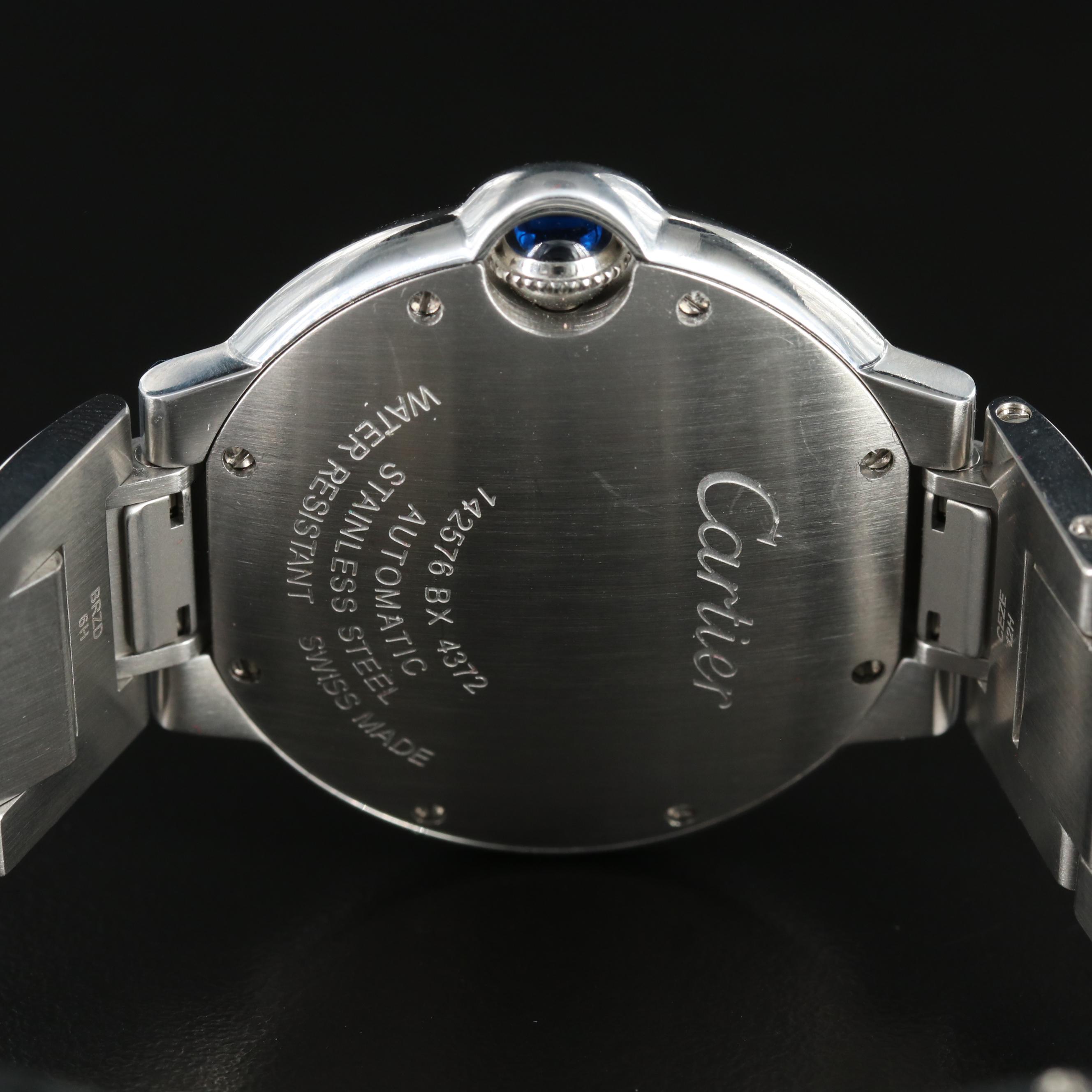 Cartier Ballon Bleu Ref. 4372 Diamond Bezel Watch