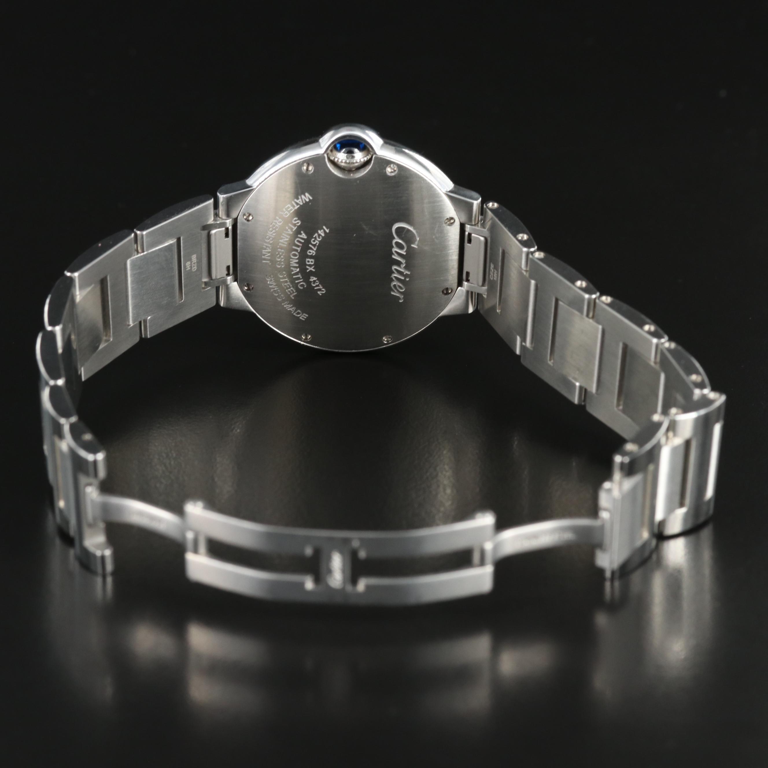 Cartier Ballon Bleu Ref. 4372 Diamond Bezel Watch