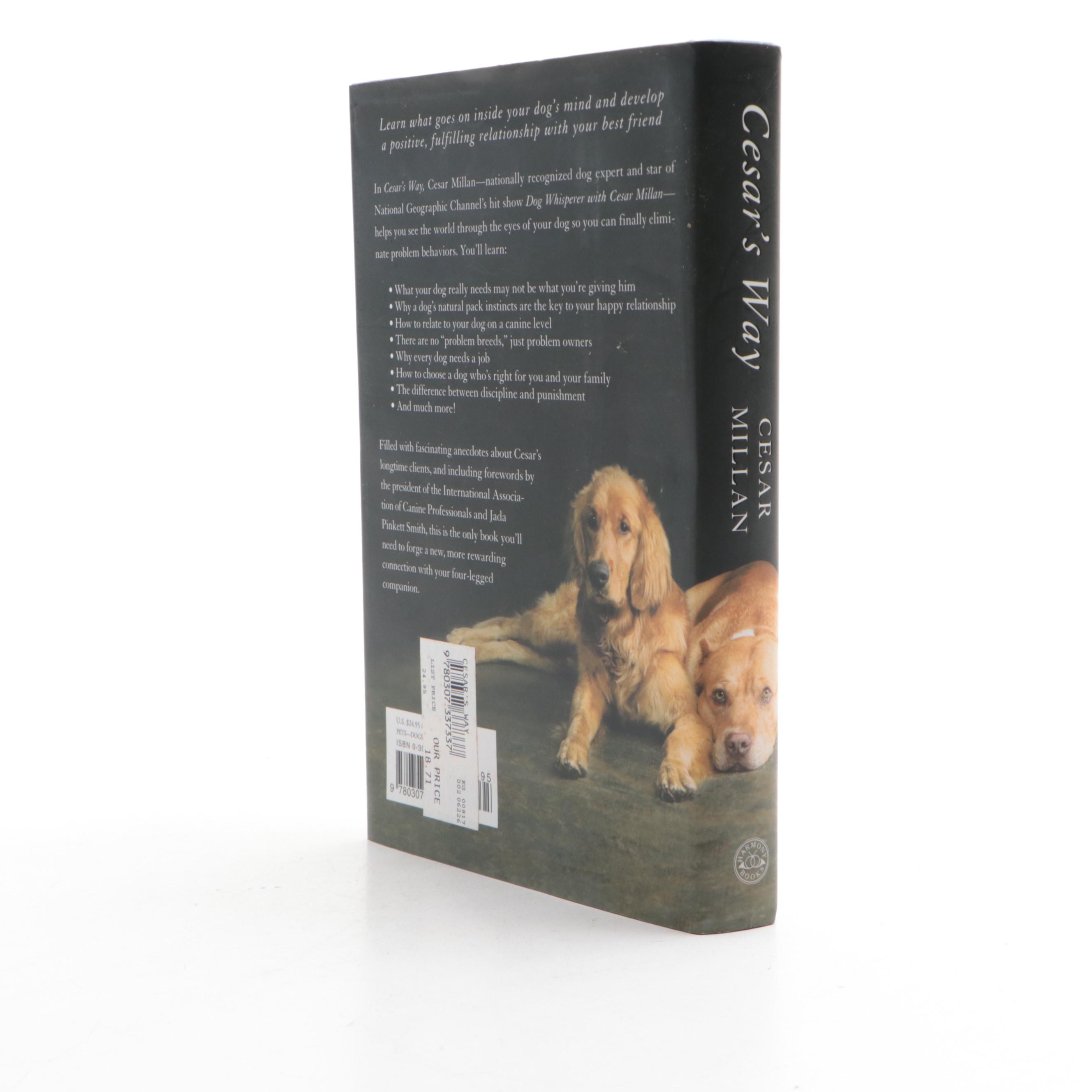 First Edition "Cesar's Way" by Cesar Millan and Clocks
