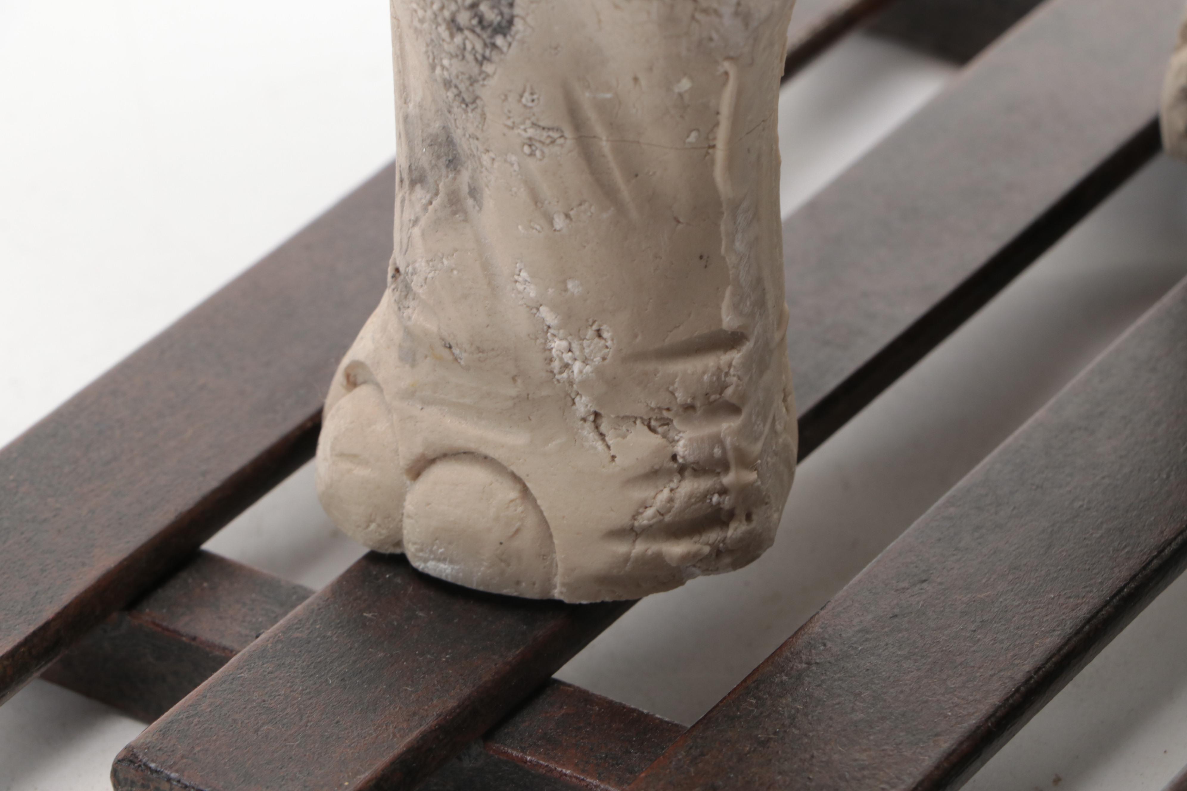 Faux Stone Composite Elephant and Metal Display Globe