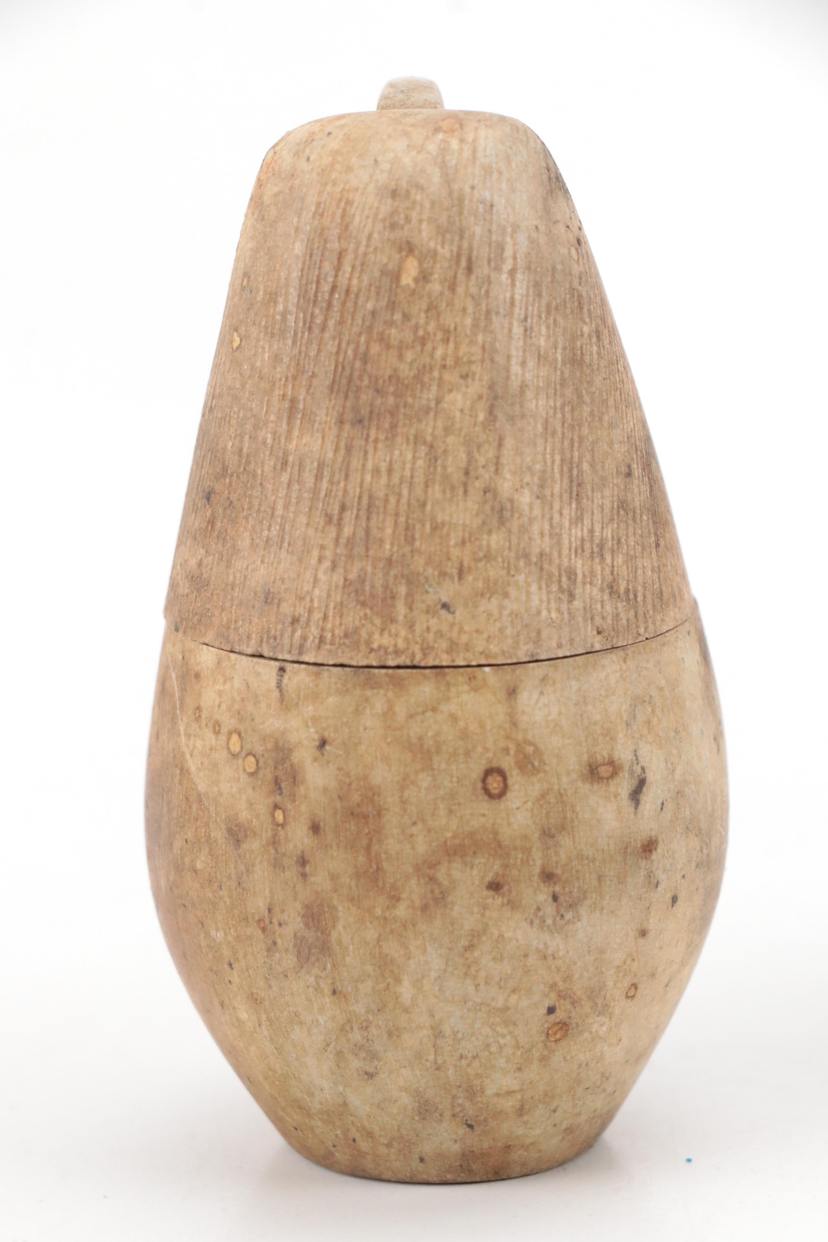 Egyptian Style Carved Stone Canopic Jars