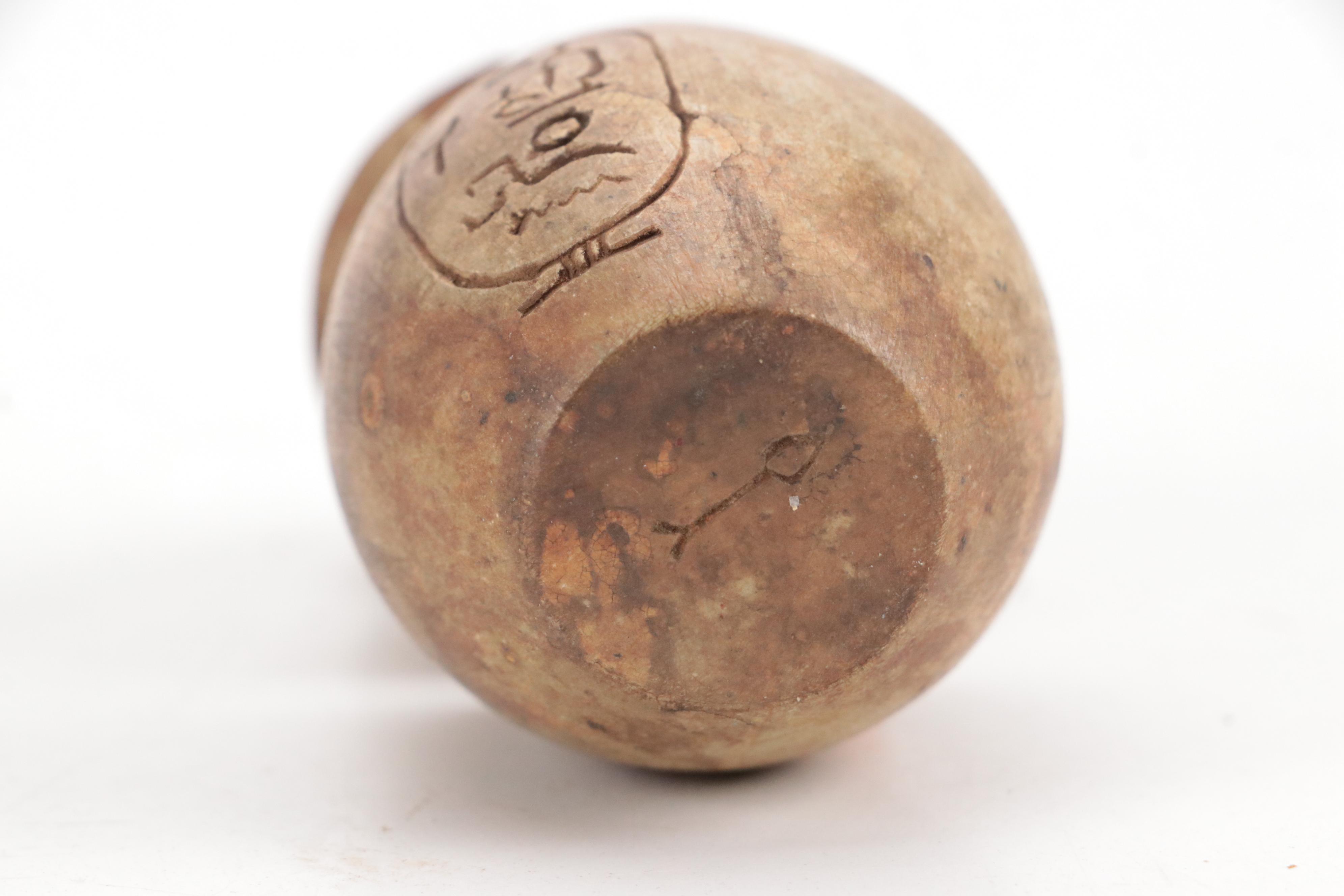 Egyptian Style Carved Stone Canopic Jars