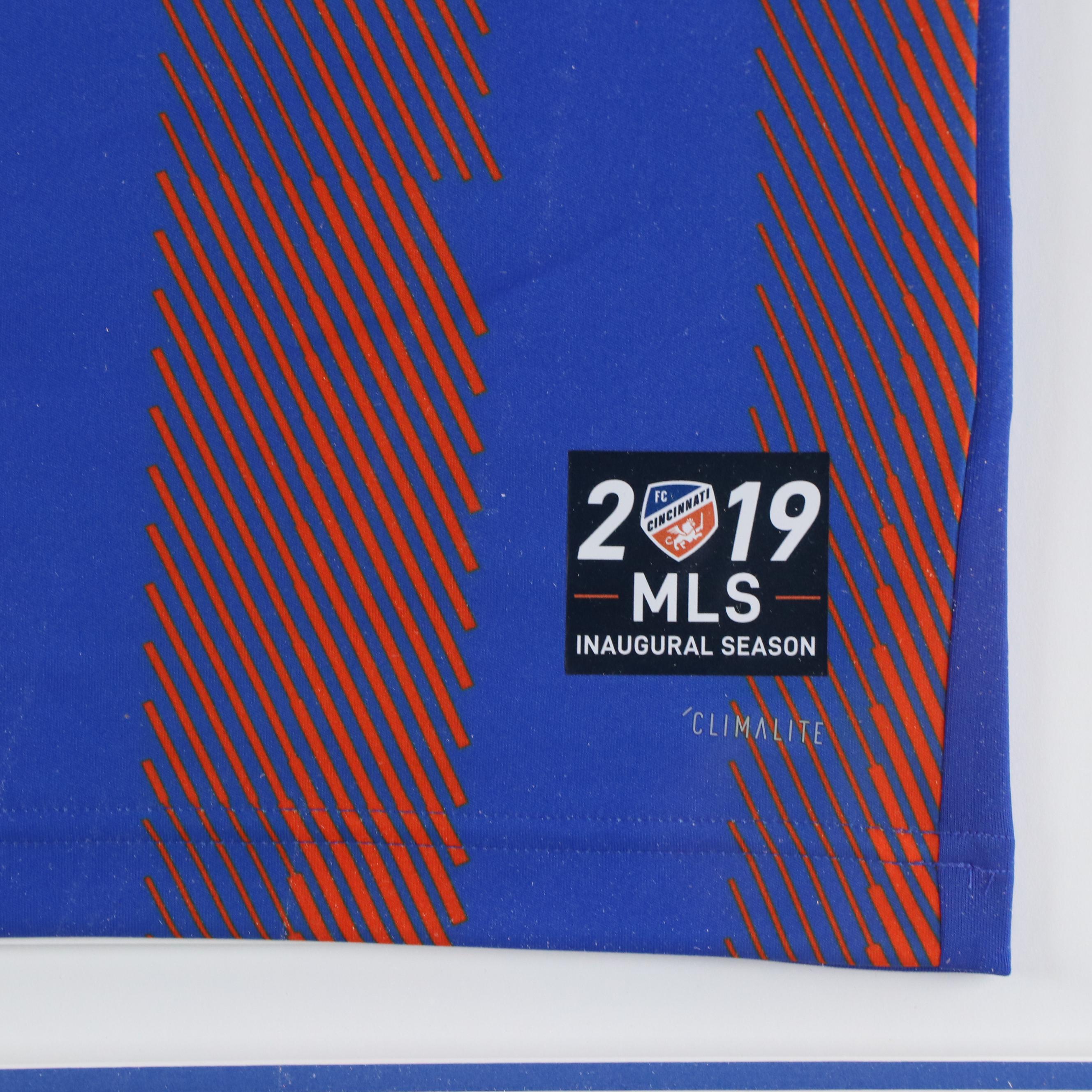 2019 FC Cincinnati Inaugural Season Soccer Jersey in Matted Frame
