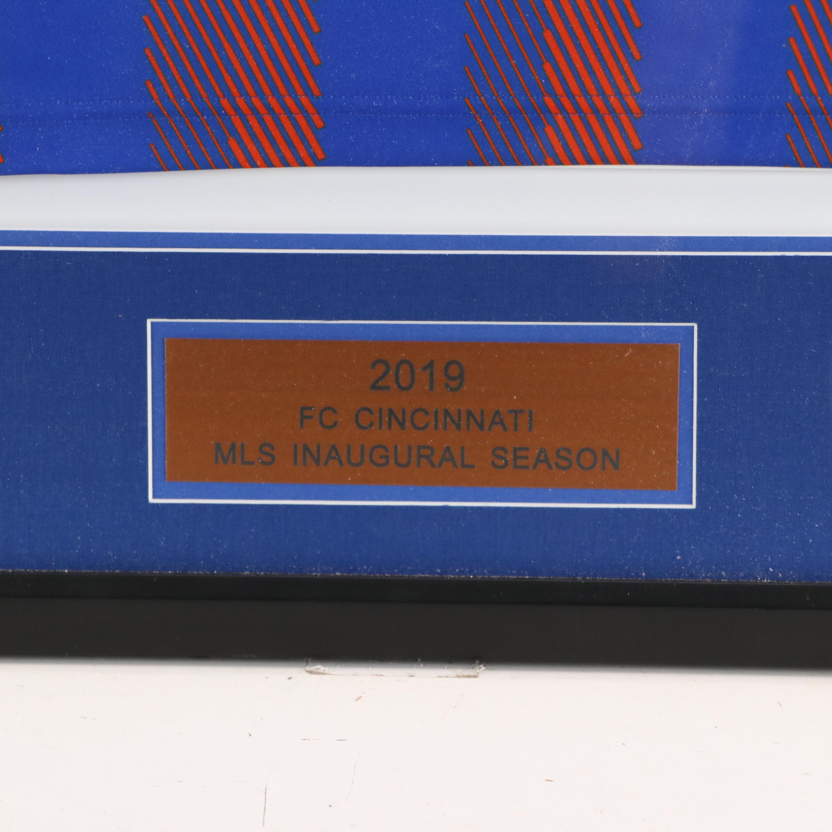 2019 FC Cincinnati Inaugural Season Soccer Jersey in Matted Frame