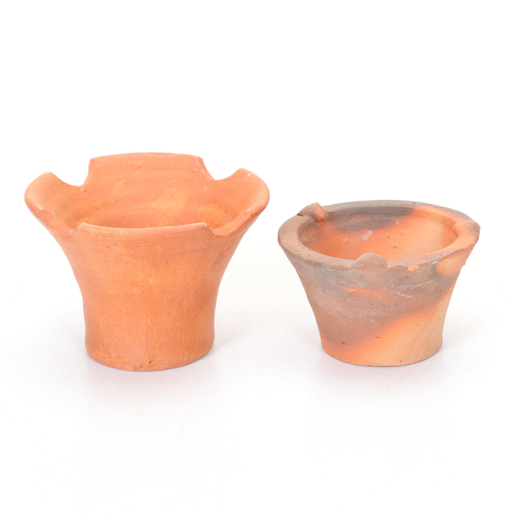 Mini Terracotta Pots and Dishes with Lid