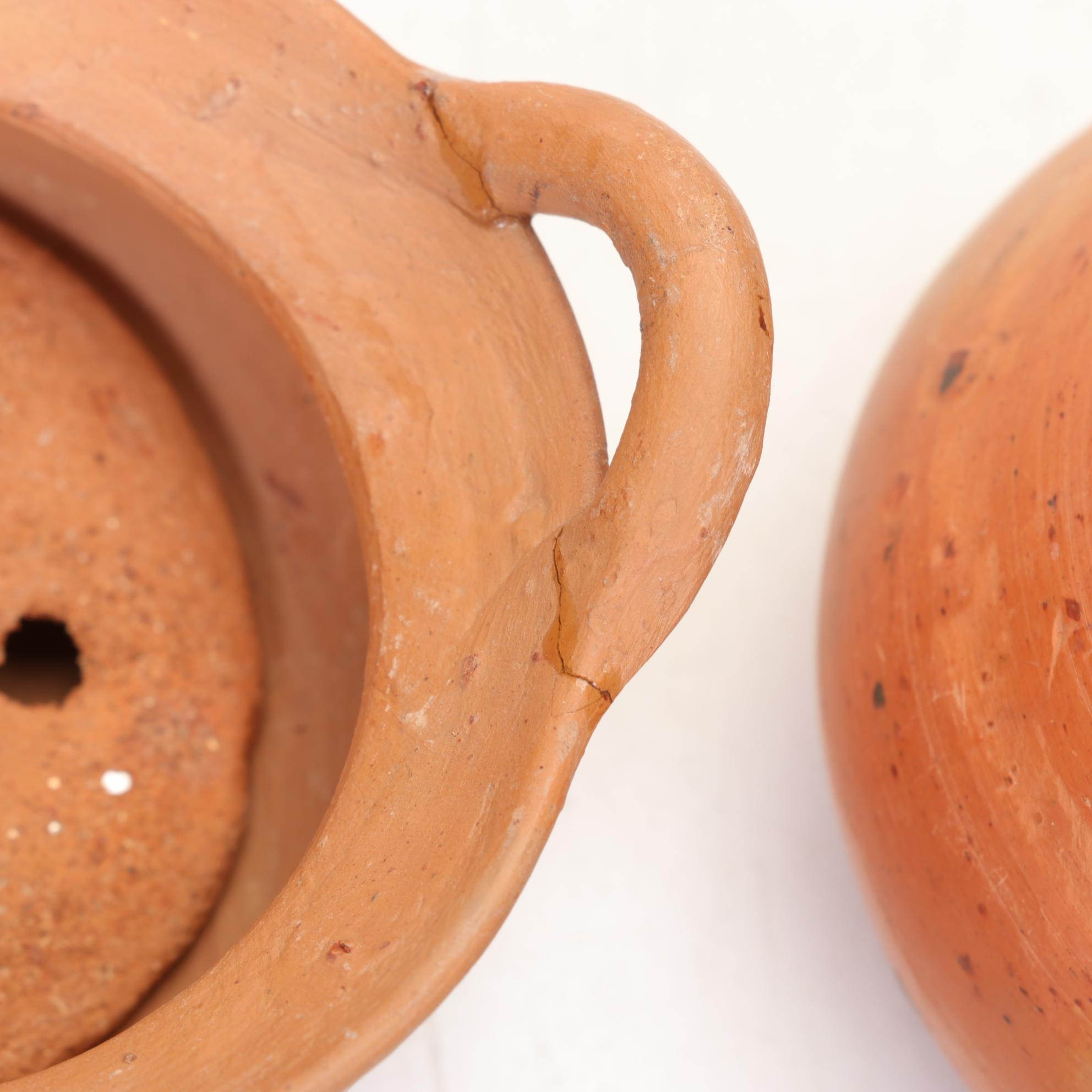 Mini Terracotta Pots and Dishes with Lid