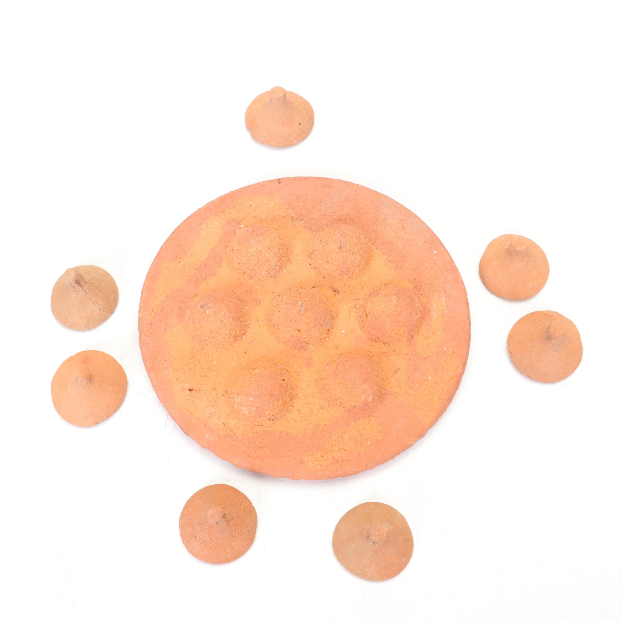 Mini Terracotta Pots and Dishes with Lid