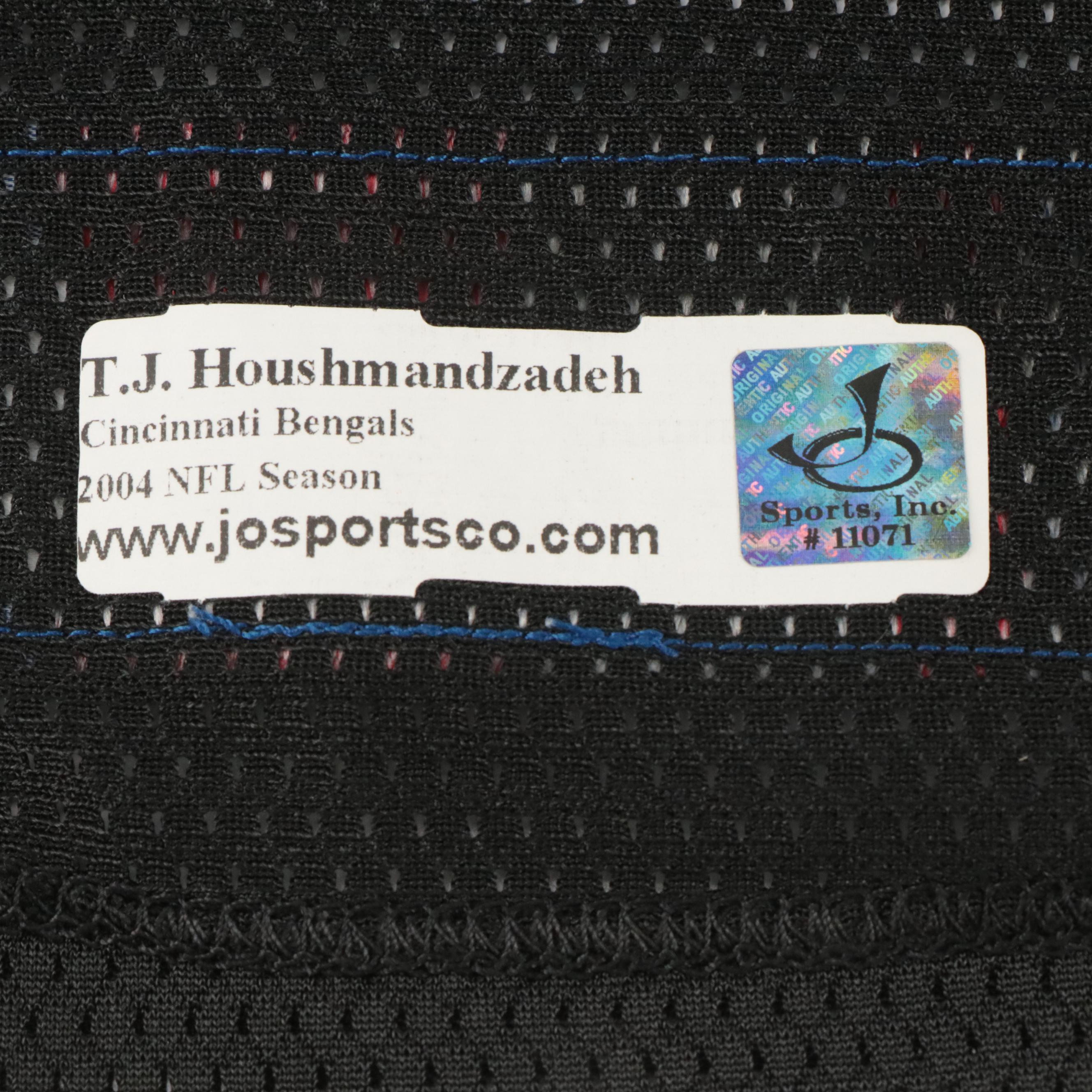 T. J. Houshmandzadeh Game-Used Cincinnati Bengals Reebok Football Jersey