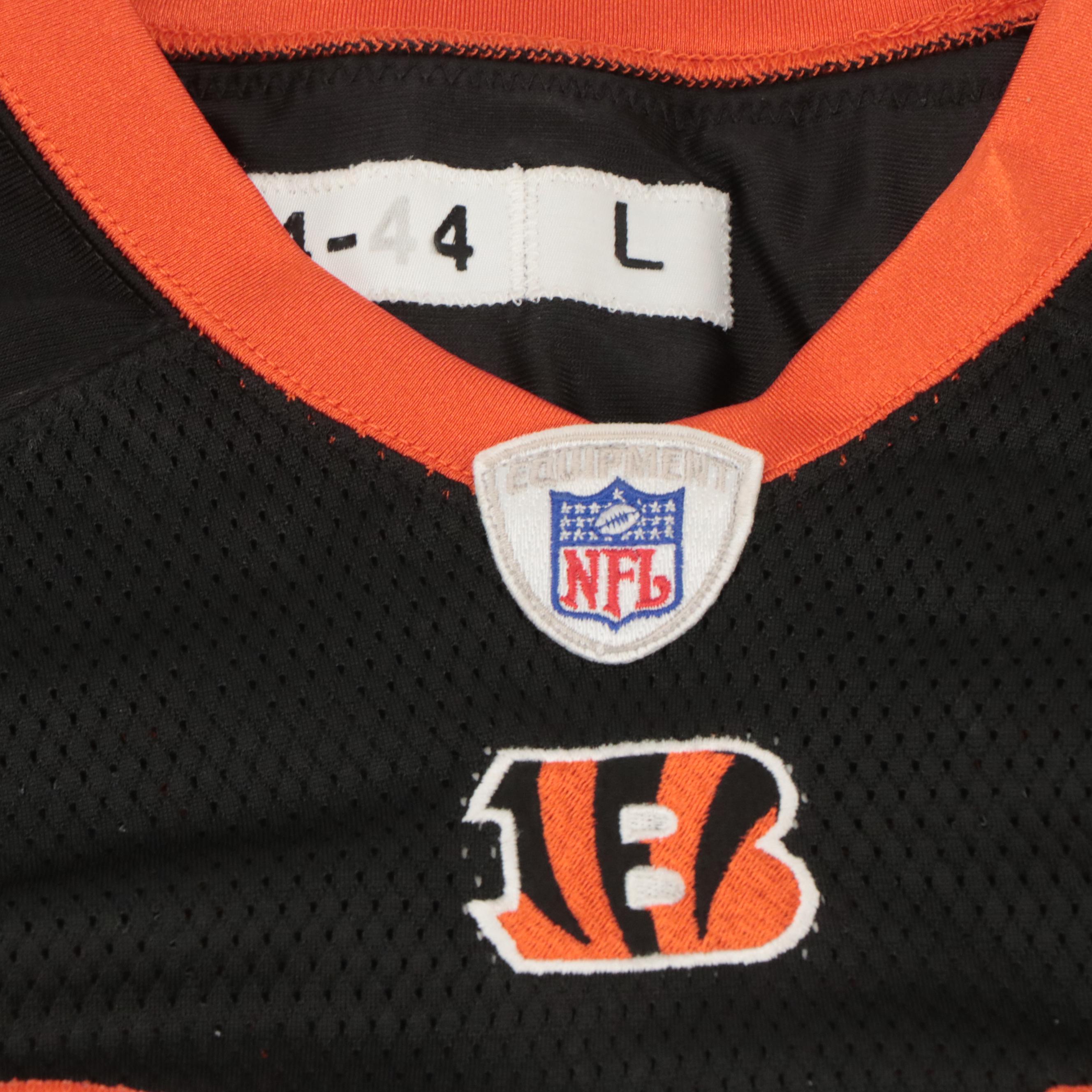 T. J. Houshmandzadeh Game-Used Cincinnati Bengals Reebok Football Jersey