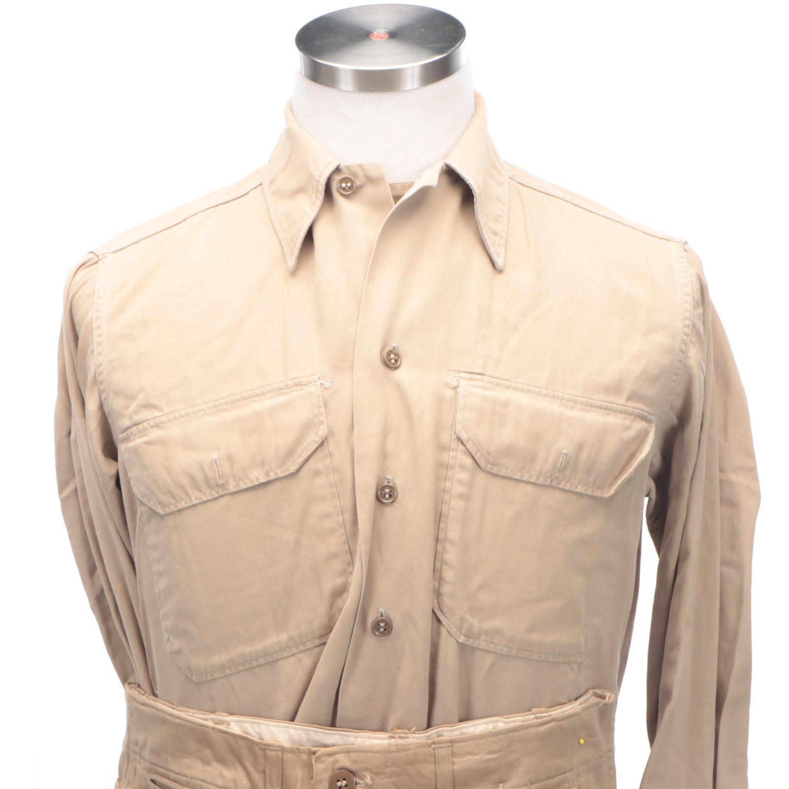 World War II U.S. Army Dress Coat, Uniform, Cap, Letters, Trunk and More