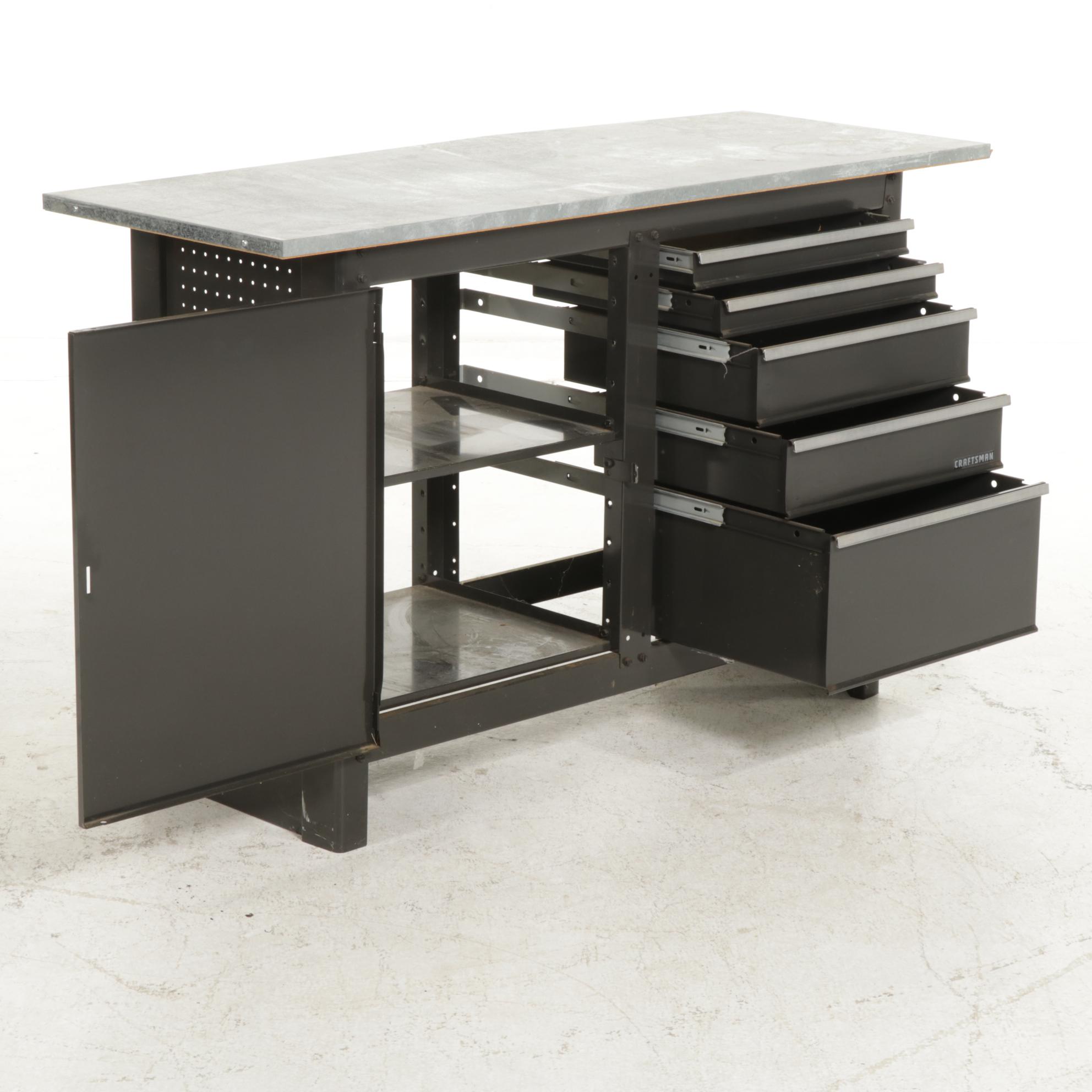 Craftsman Aluminum Top Storage Cabinet Work Bench