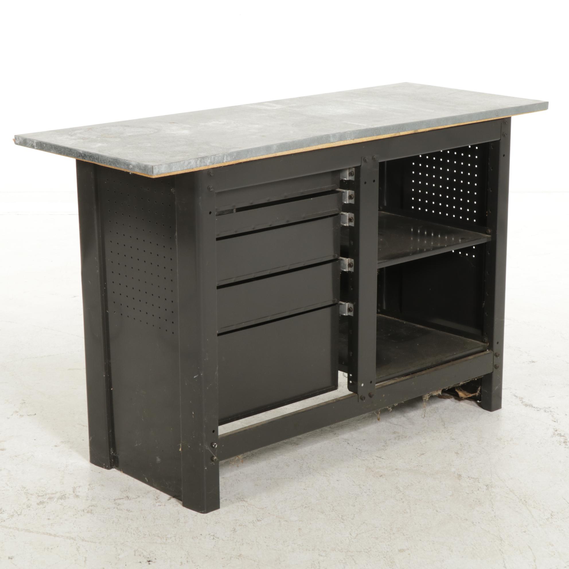 Craftsman Aluminum Top Storage Cabinet Work Bench