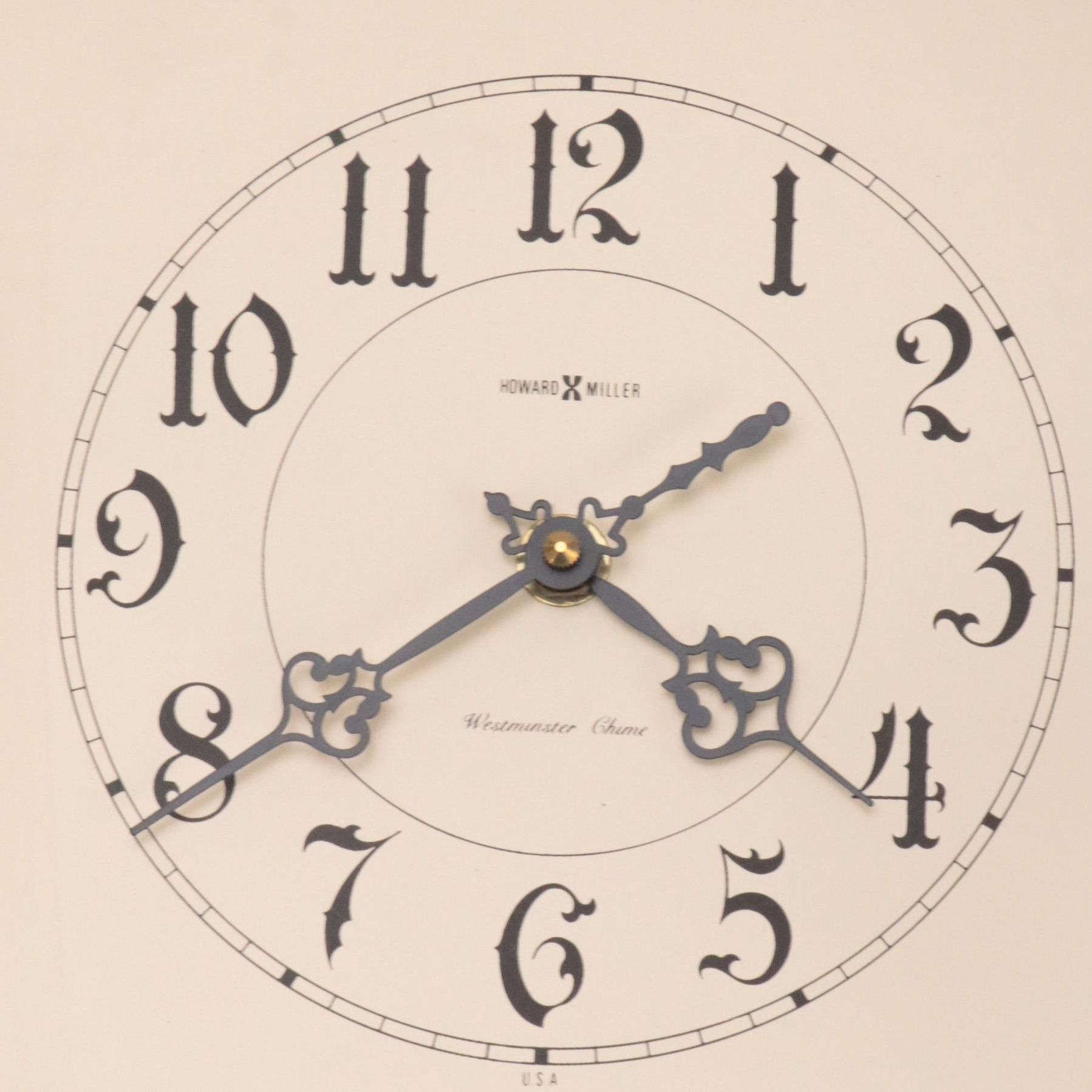 Howard Miller Oak Case Regulator Wall Clock