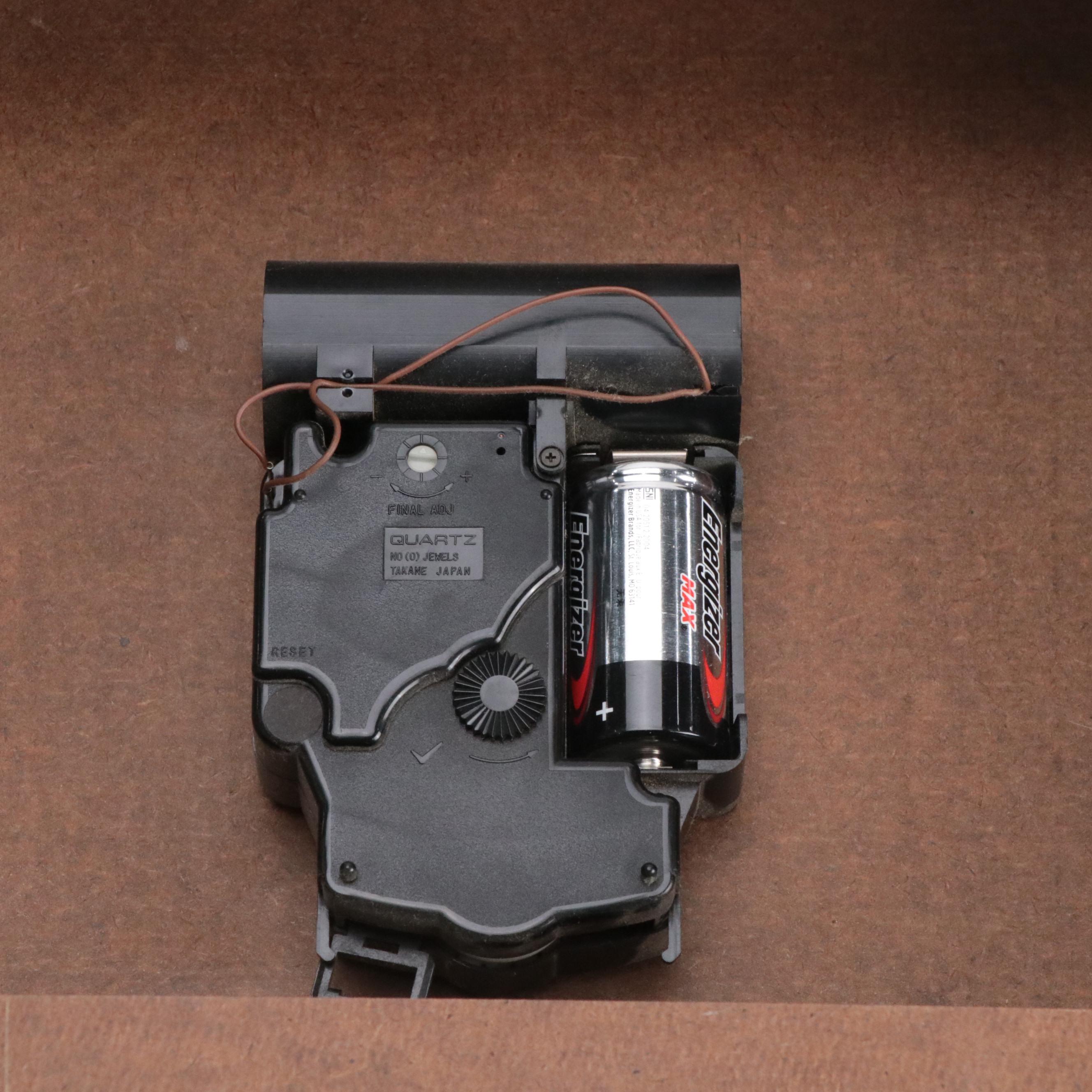 Howard Miller Oak Case Regulator Wall Clock