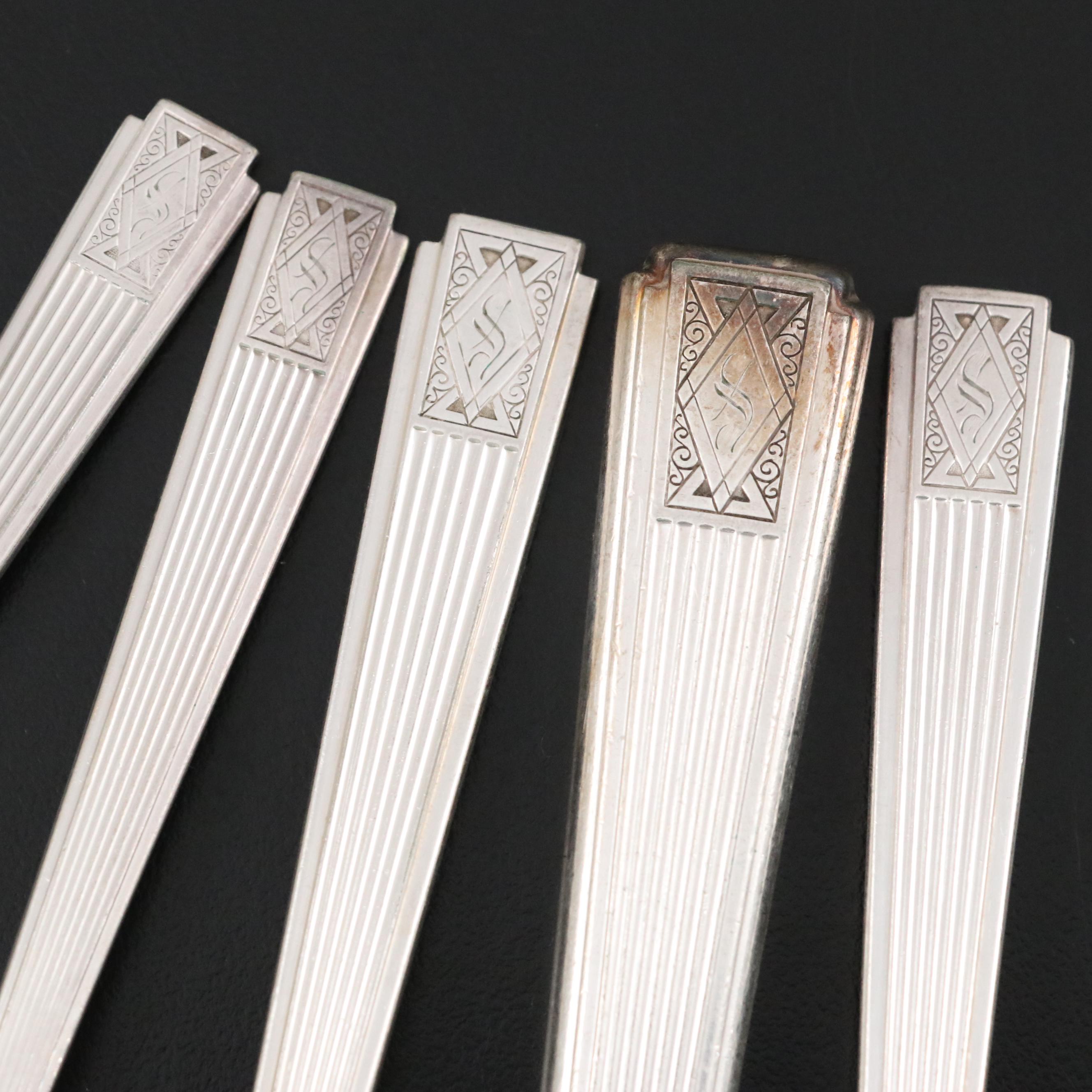 Community Plate Flatware with Other Silver Plate Serving Utensils, Sharpener