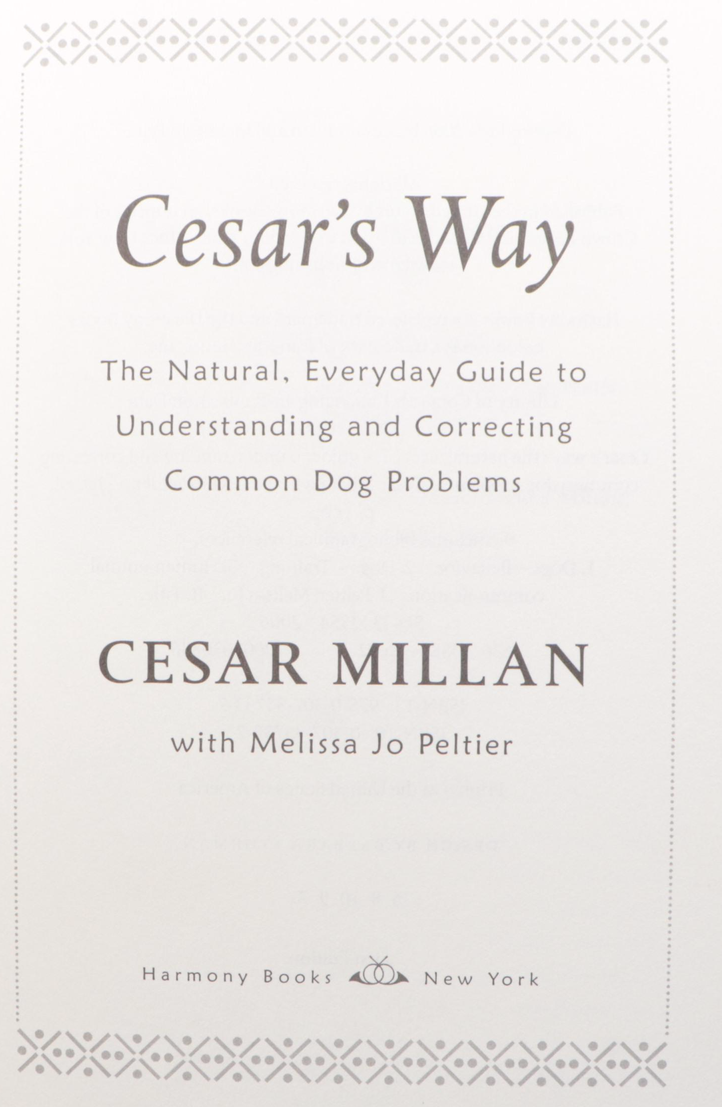 First Edition "Cesar's Way" by Cesar Millan and Clocks