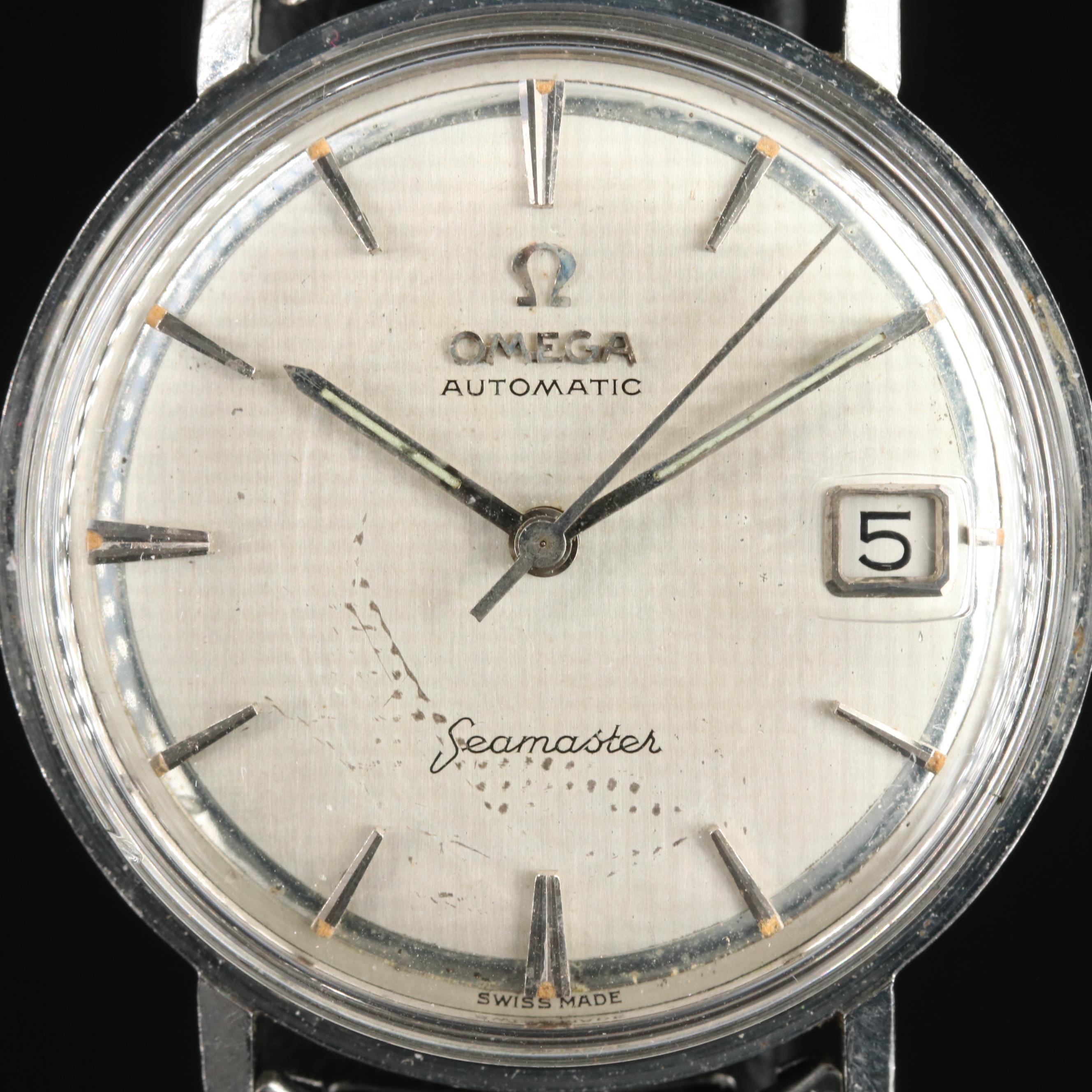 1962 Omega Seamaster Stainless Steel Date Watch