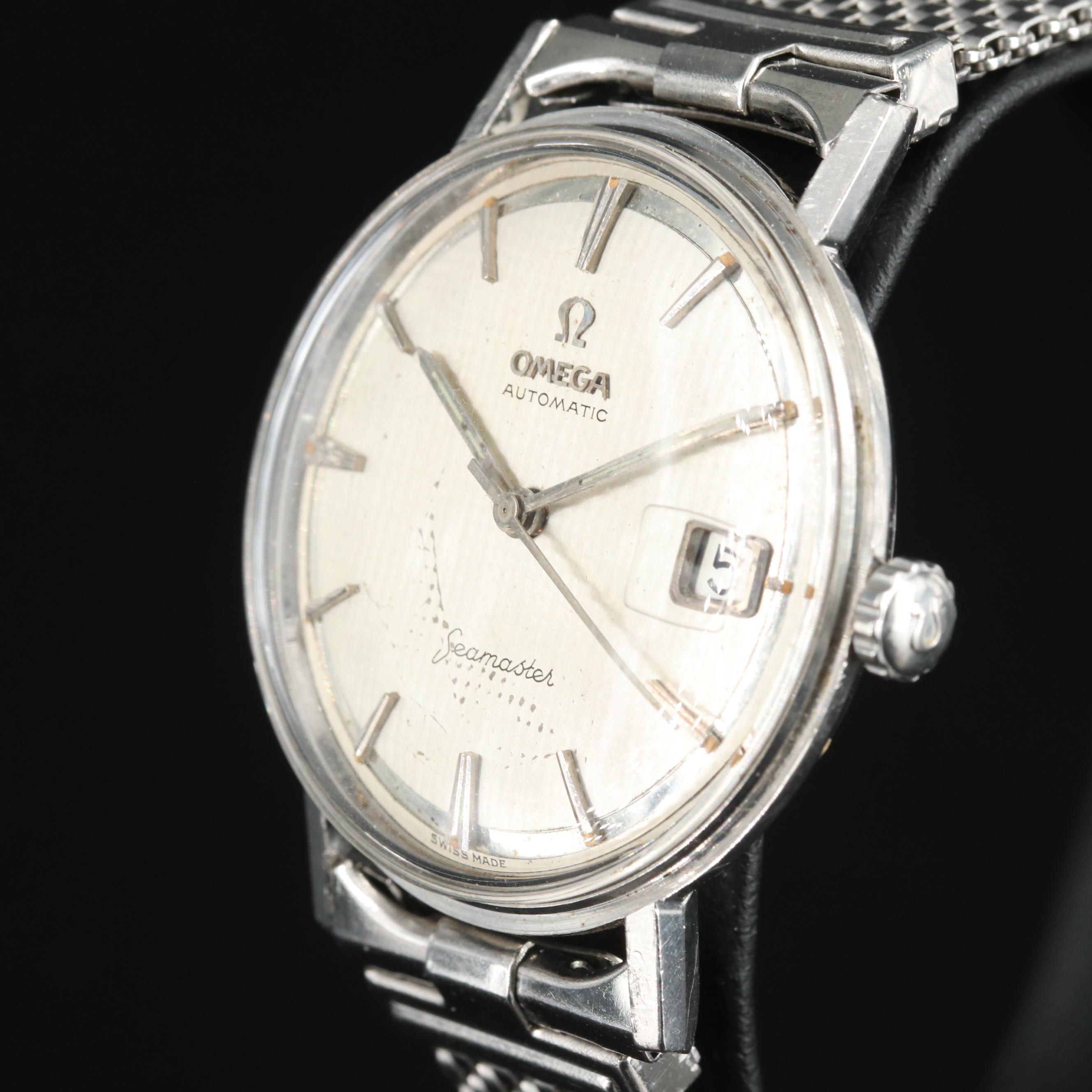 1962 Omega Seamaster Stainless Steel Date Watch