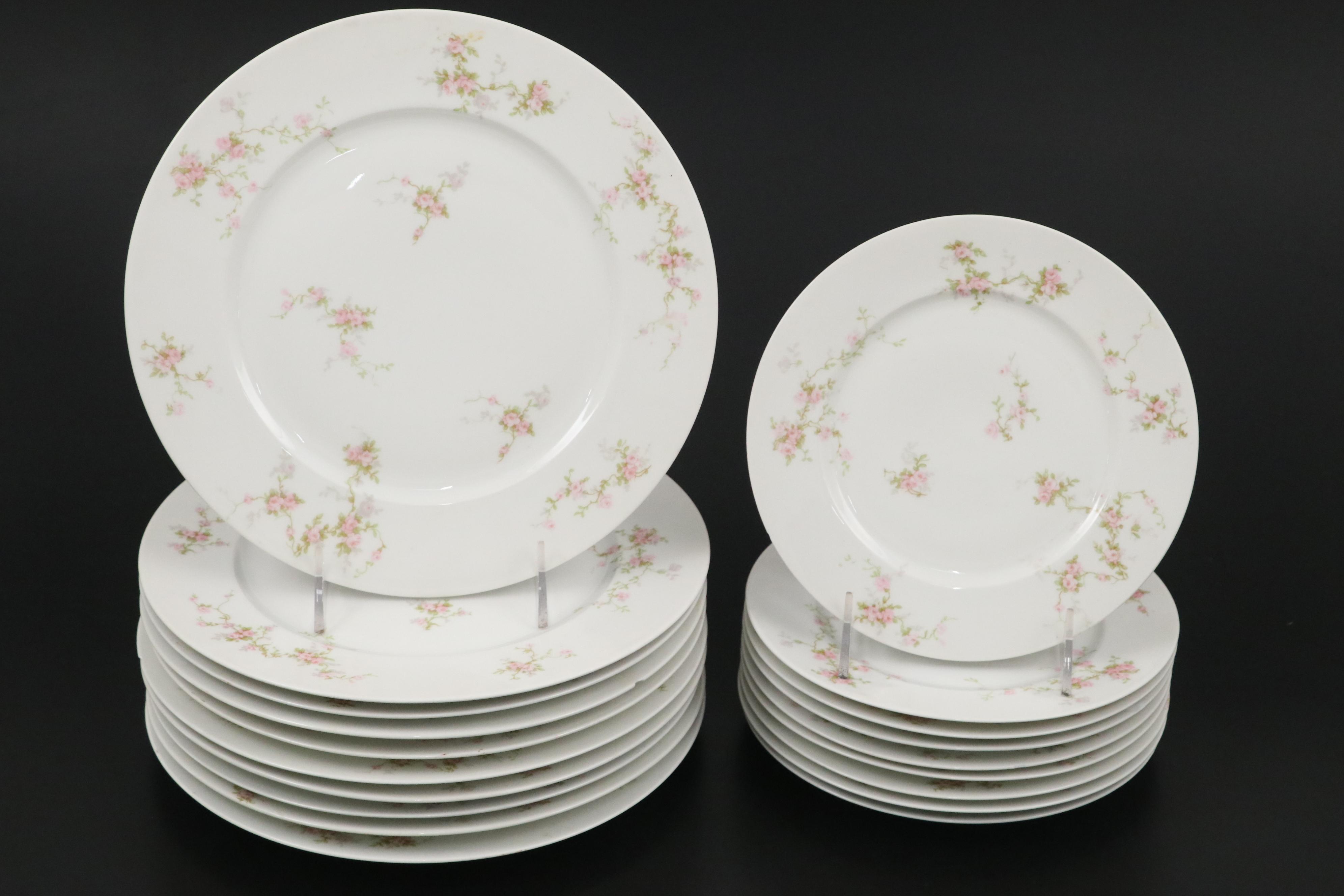Haviland Limoges "Apple Blossom" with Other Dinnerware and Serving Pieces