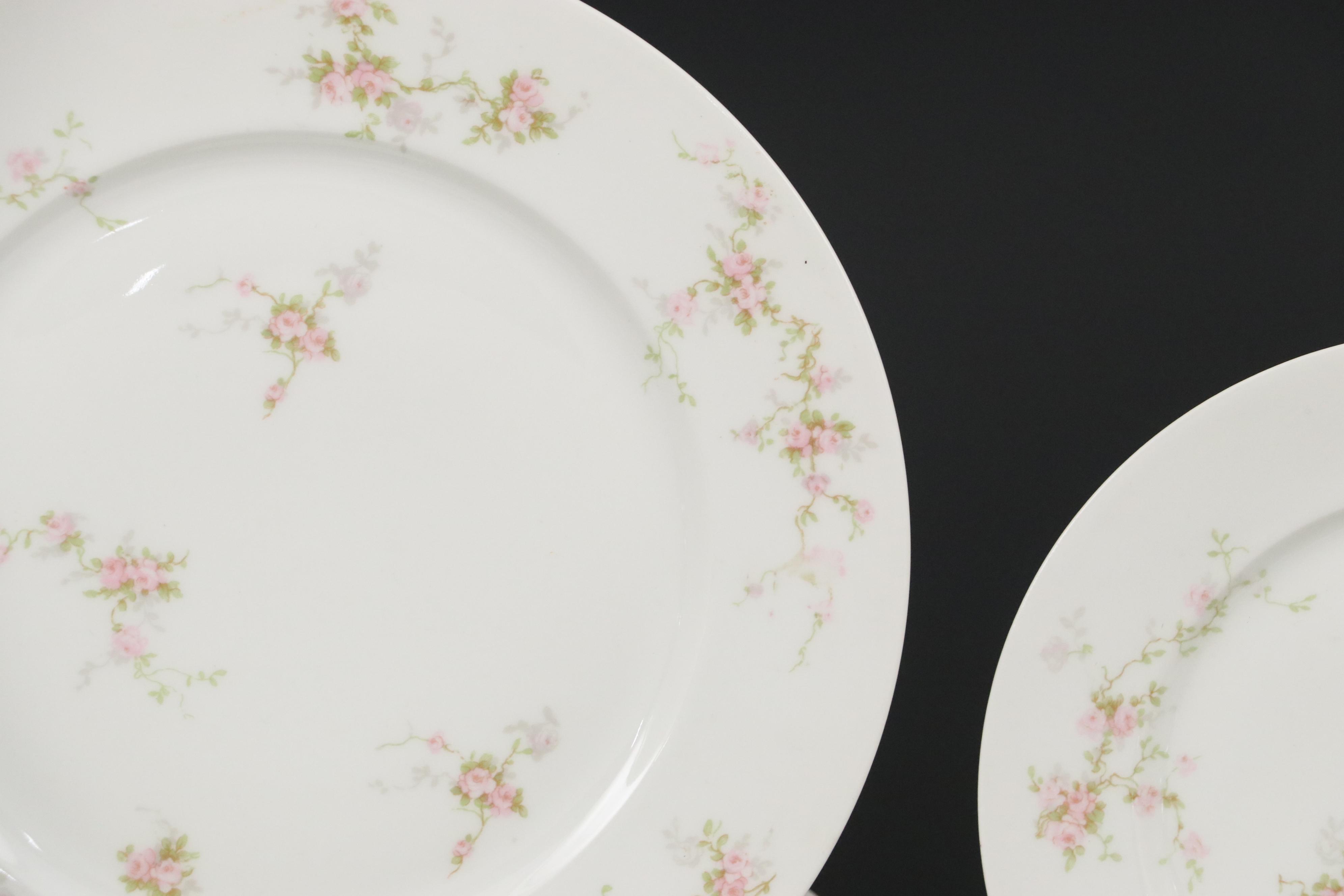 Haviland Limoges "Apple Blossom" with Other Dinnerware and Serving Pieces