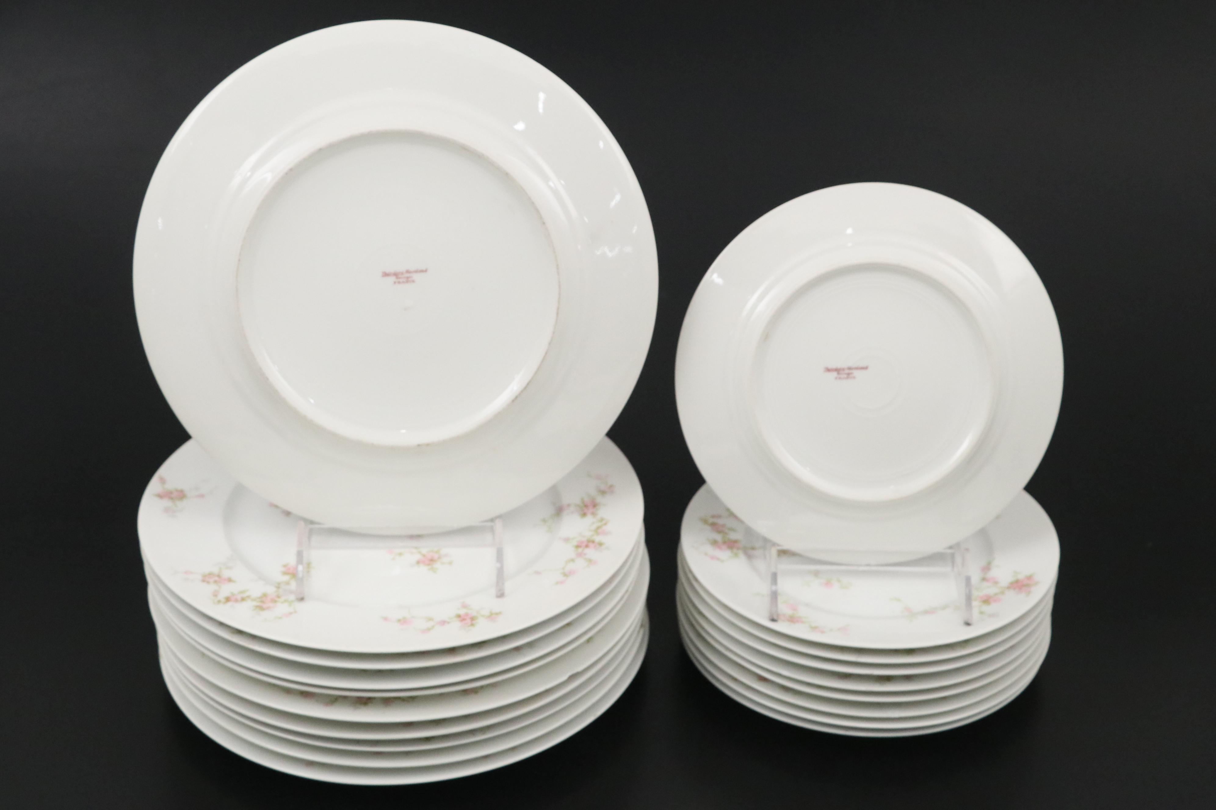 Haviland Limoges "Apple Blossom" with Other Dinnerware and Serving Pieces