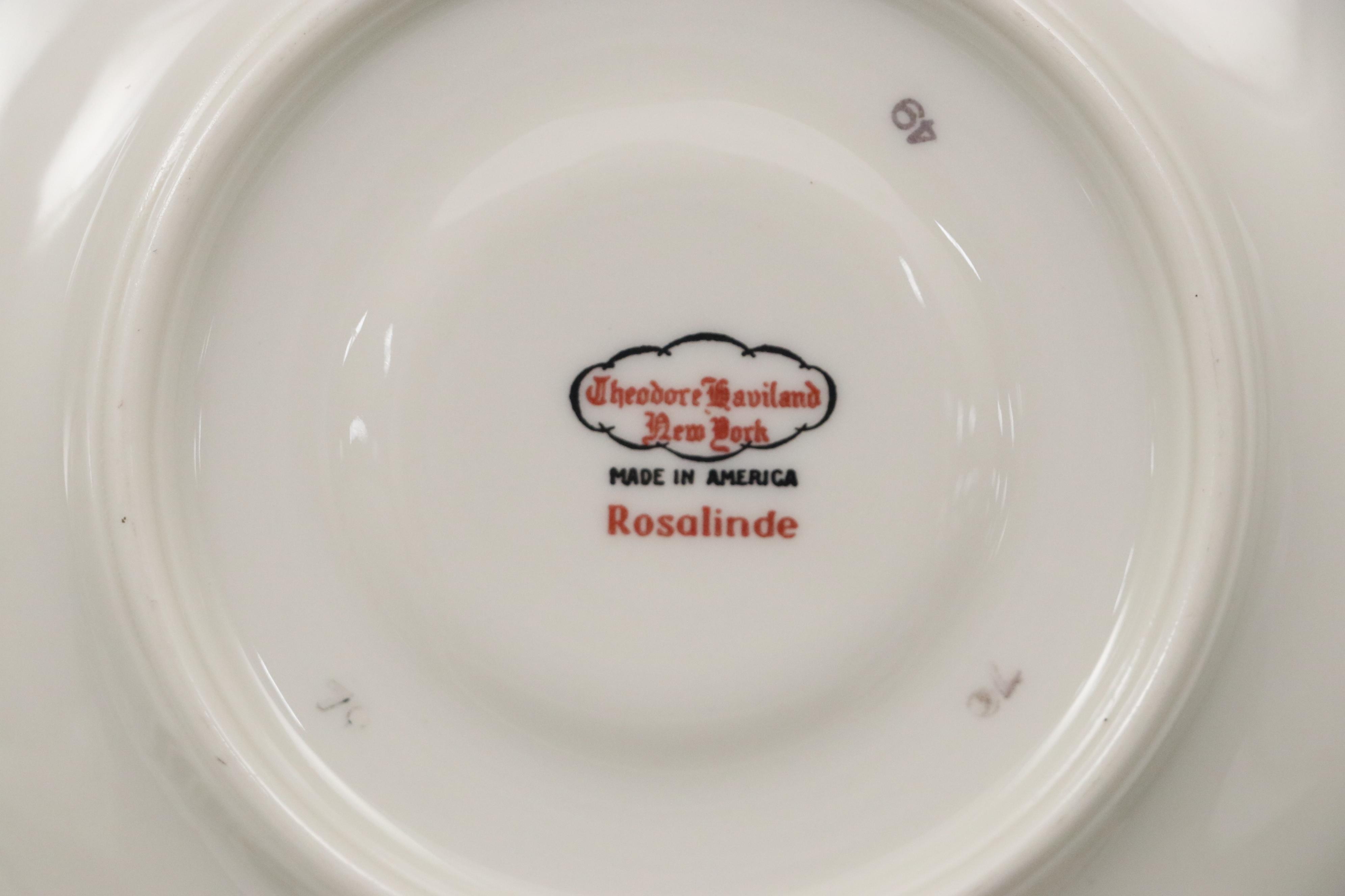 Haviland Limoges "Apple Blossom" with Other Dinnerware and Serving Pieces