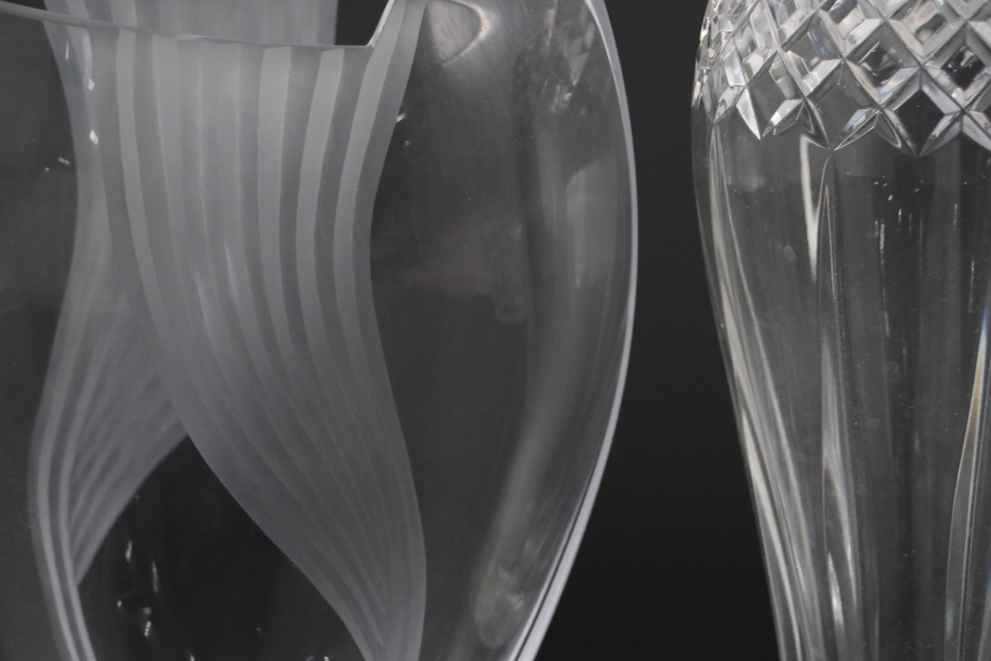 Orrefors, Mikasa, and Other Crystal Vases
