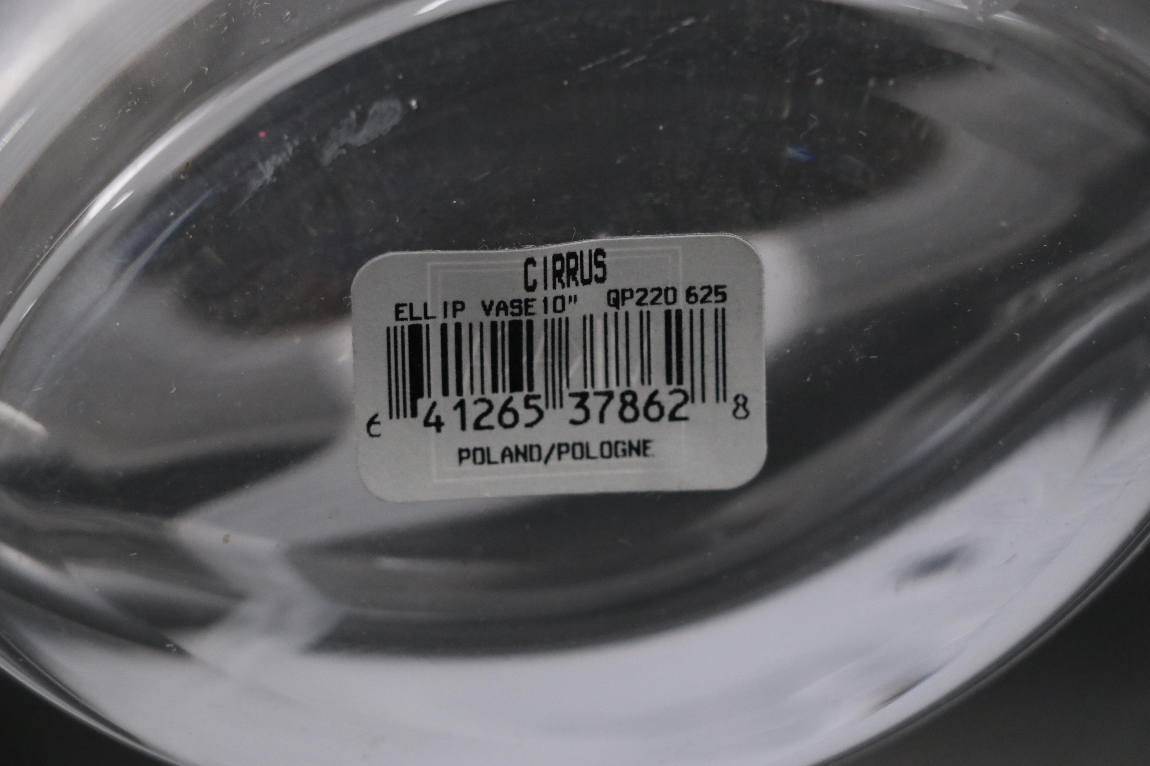 Orrefors, Mikasa, and Other Crystal Vases