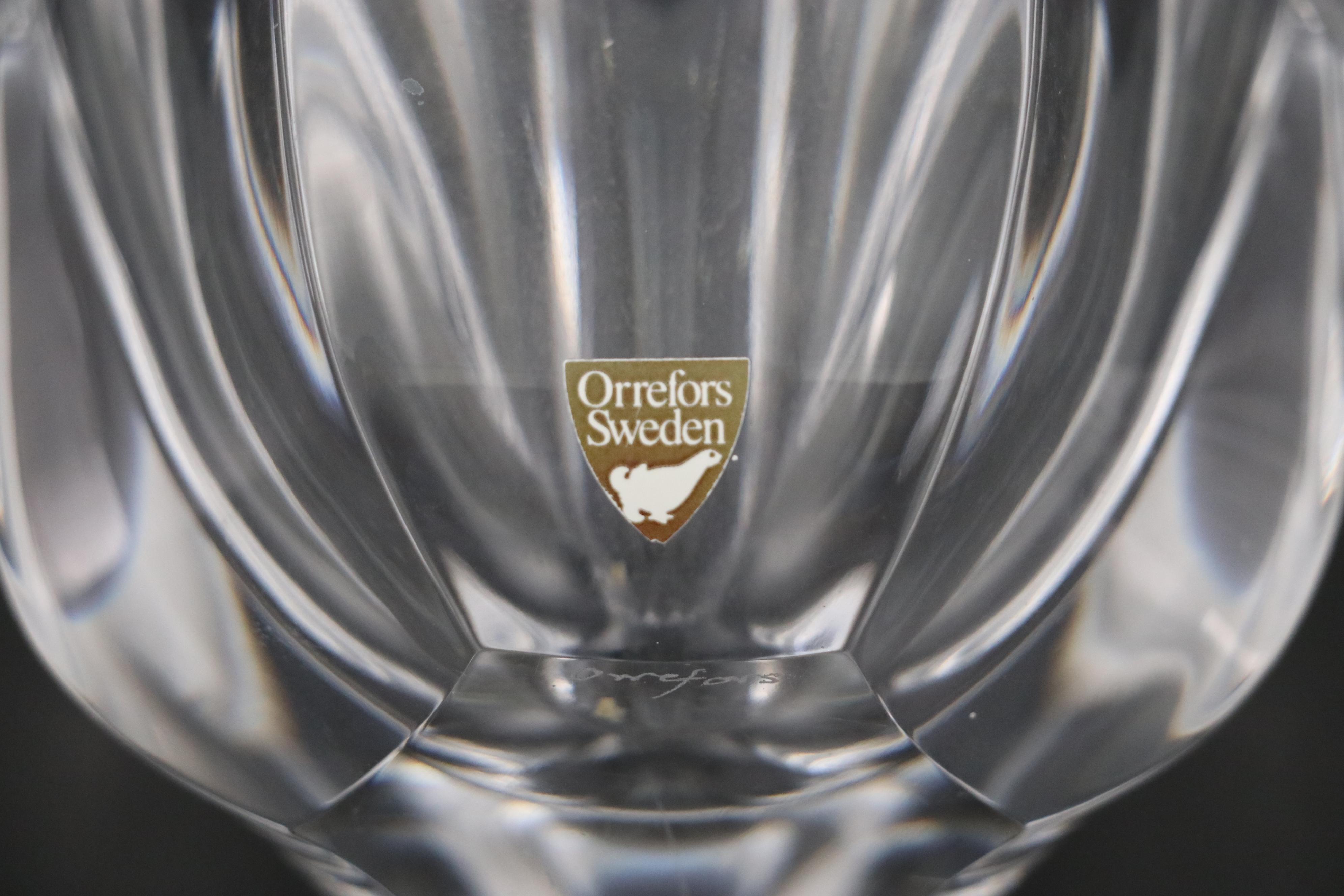 Orrefors, Mikasa, and Other Crystal Vases