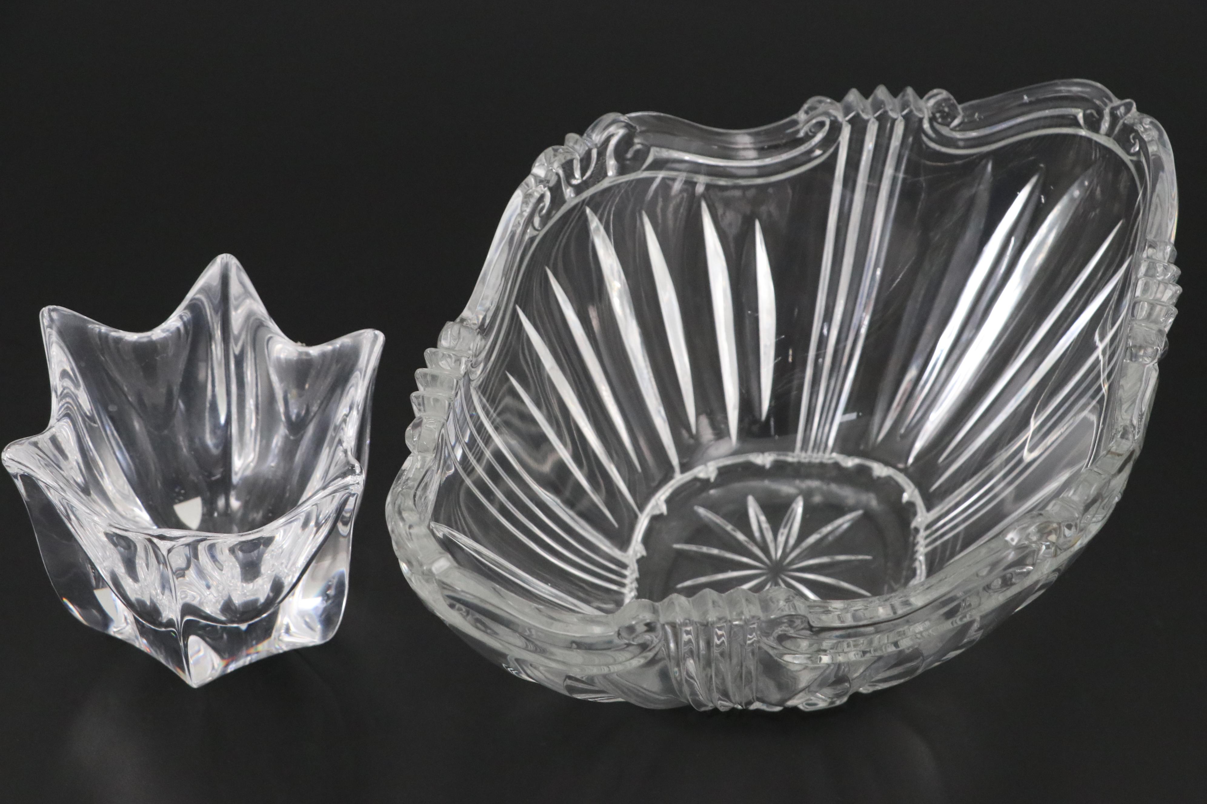 Orrefors, Mikasa, and Other Crystal Vases