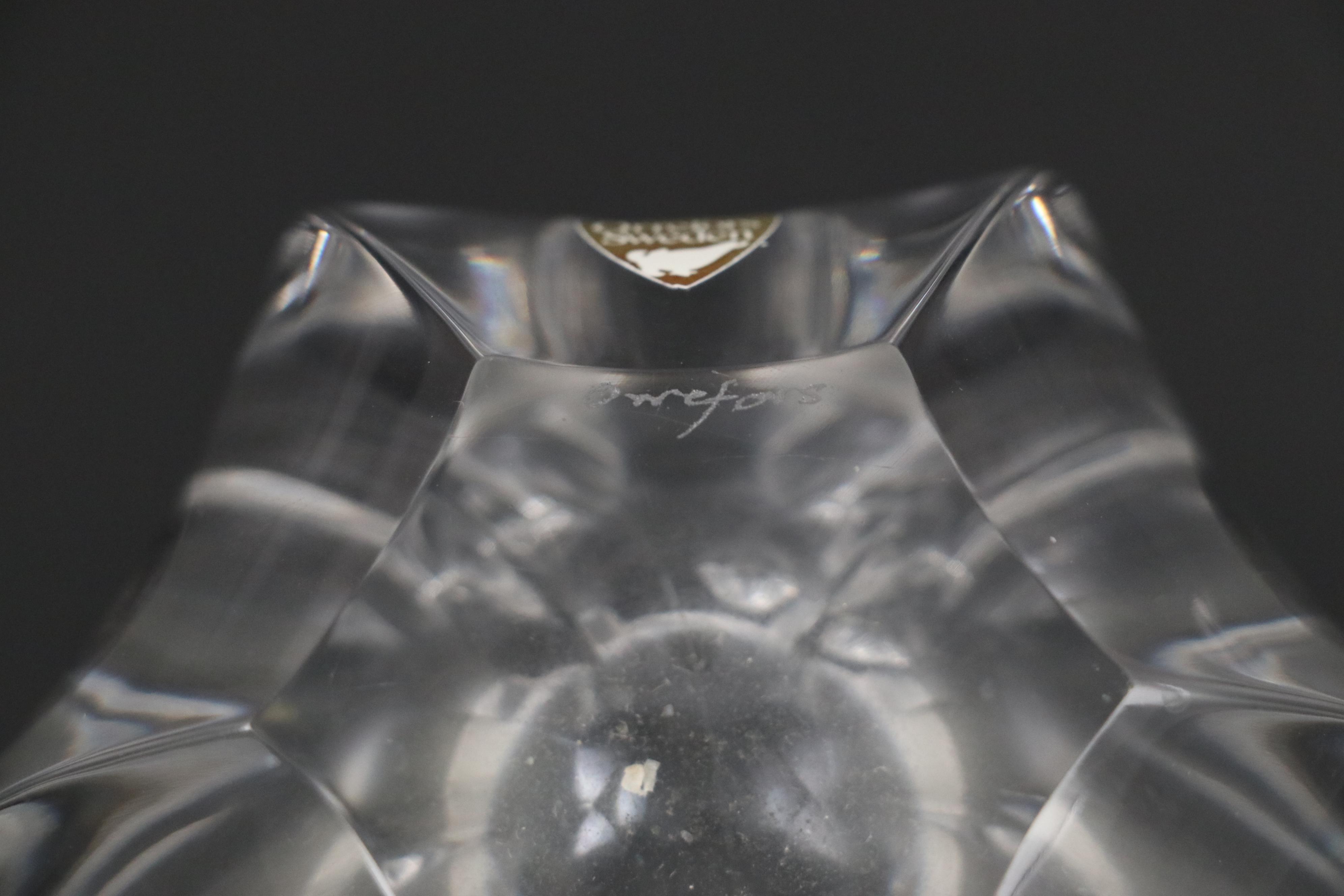 Orrefors, Mikasa, and Other Crystal Vases