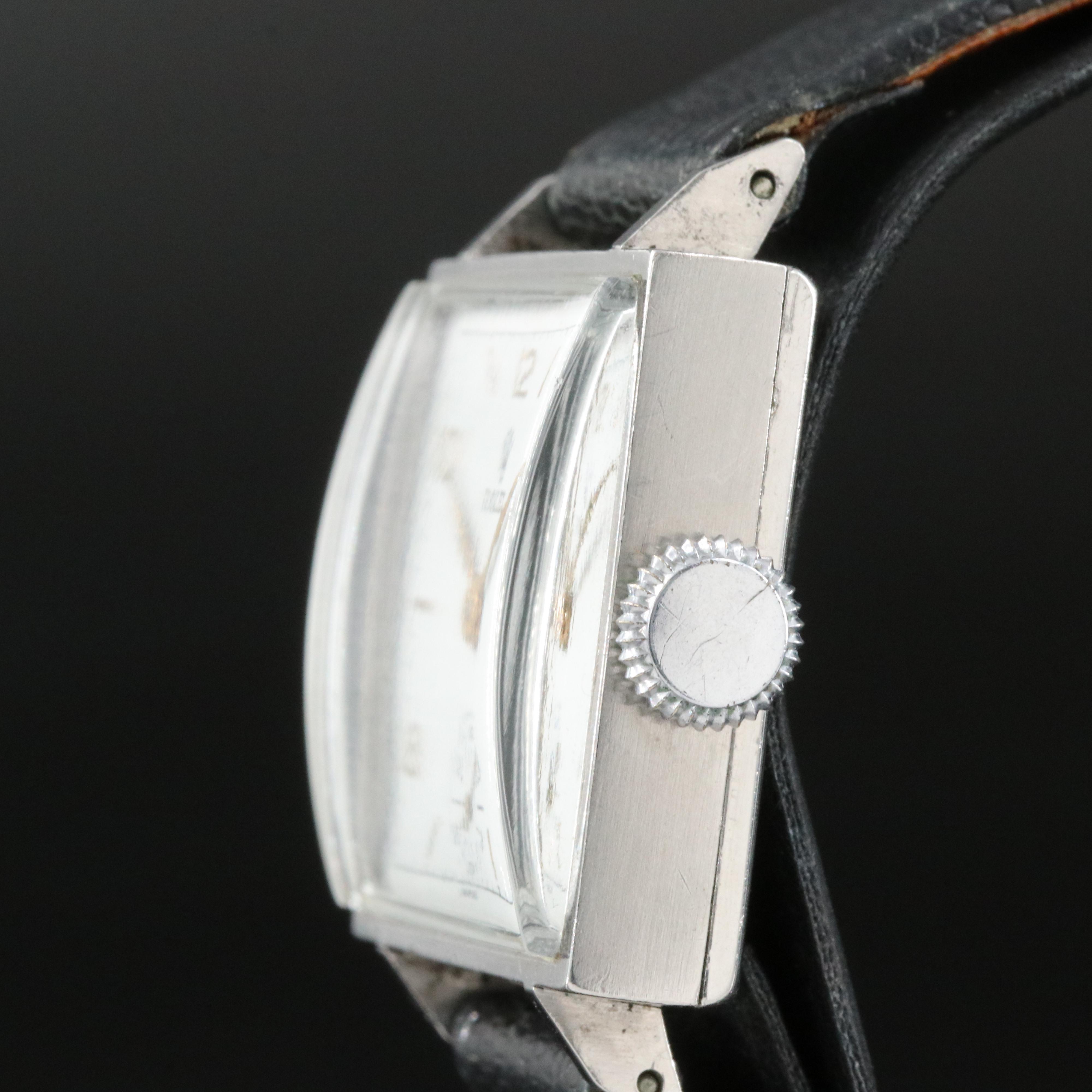 1937 Rolex Square Steel Watch