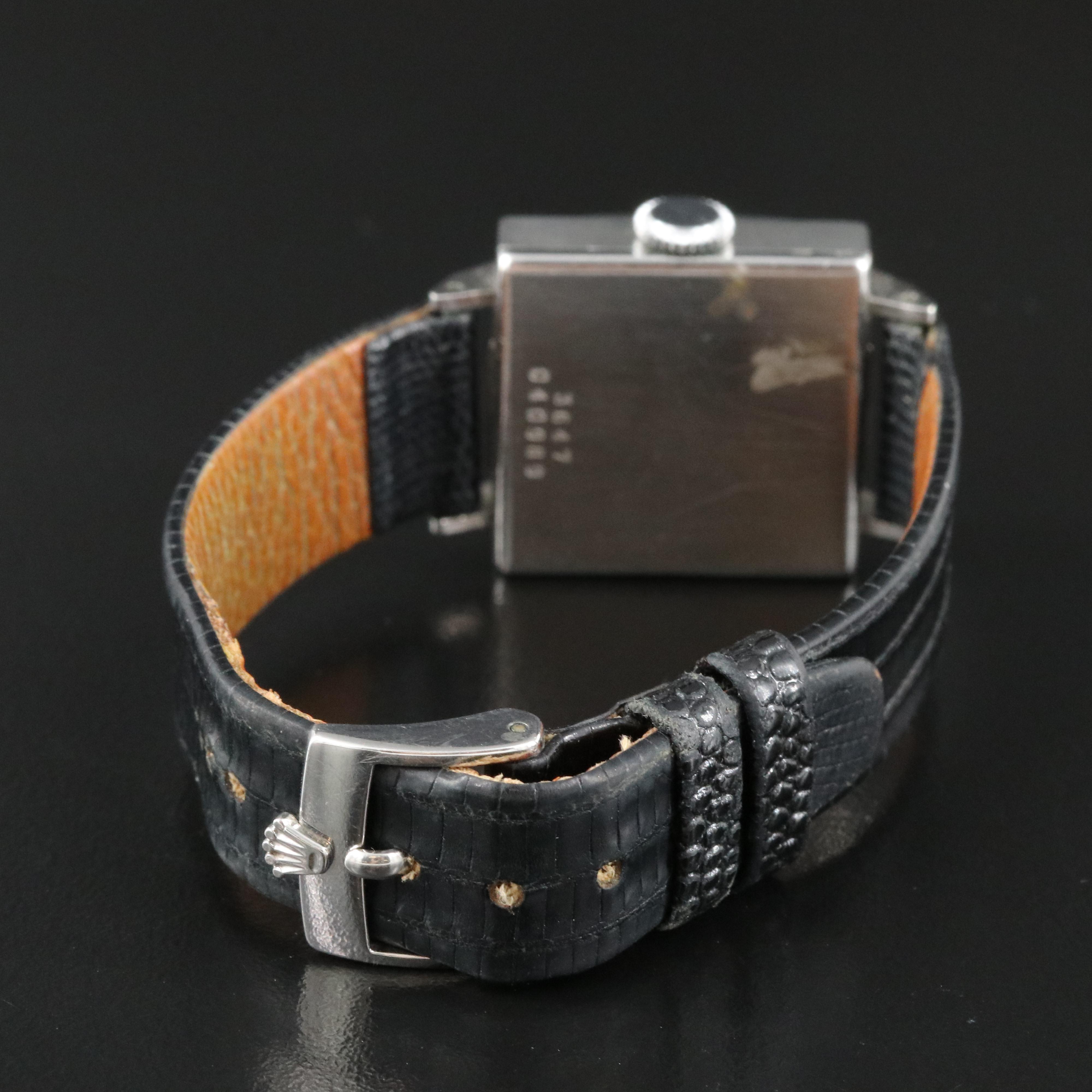 1937 Rolex Square Steel Watch