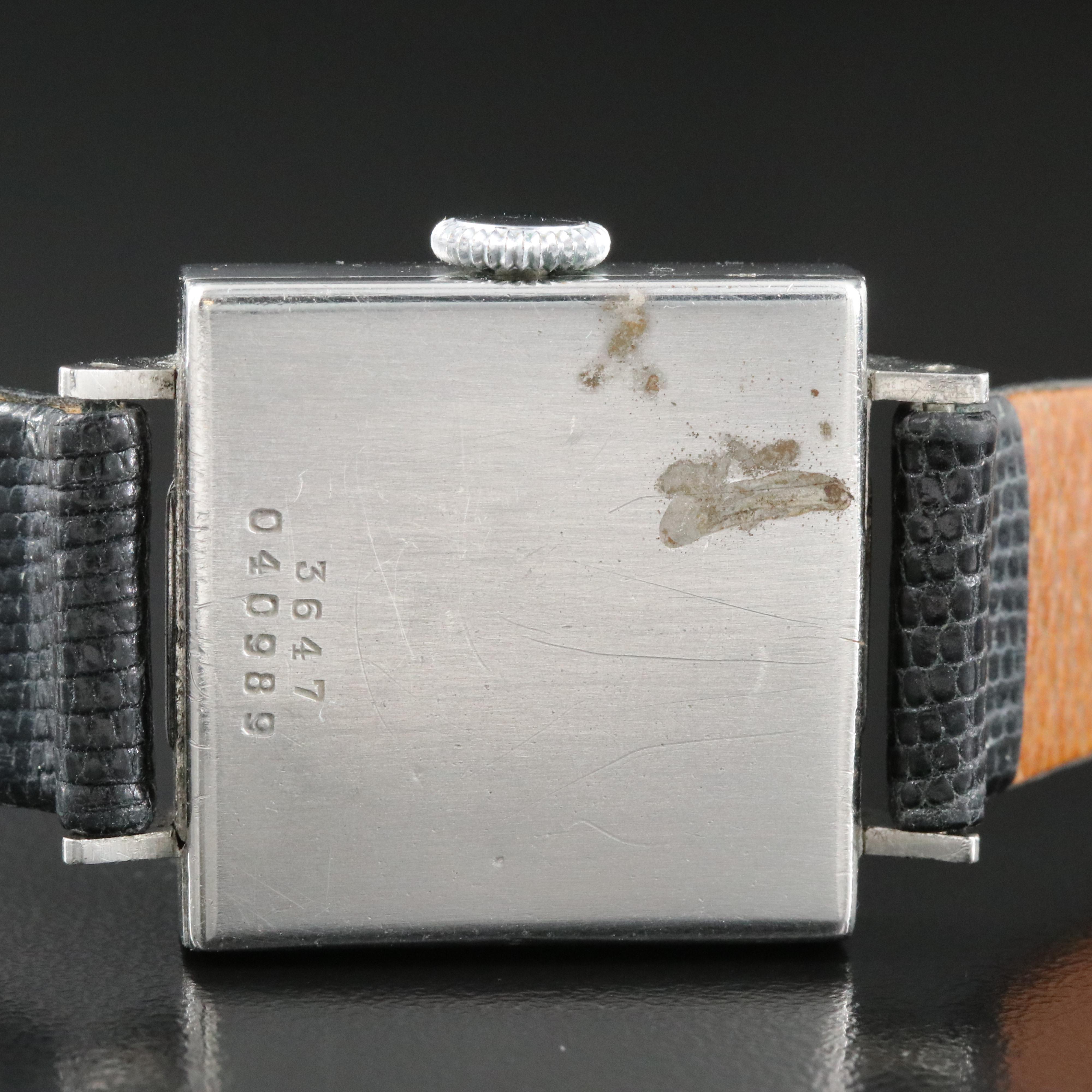 1937 Rolex Square Steel Watch