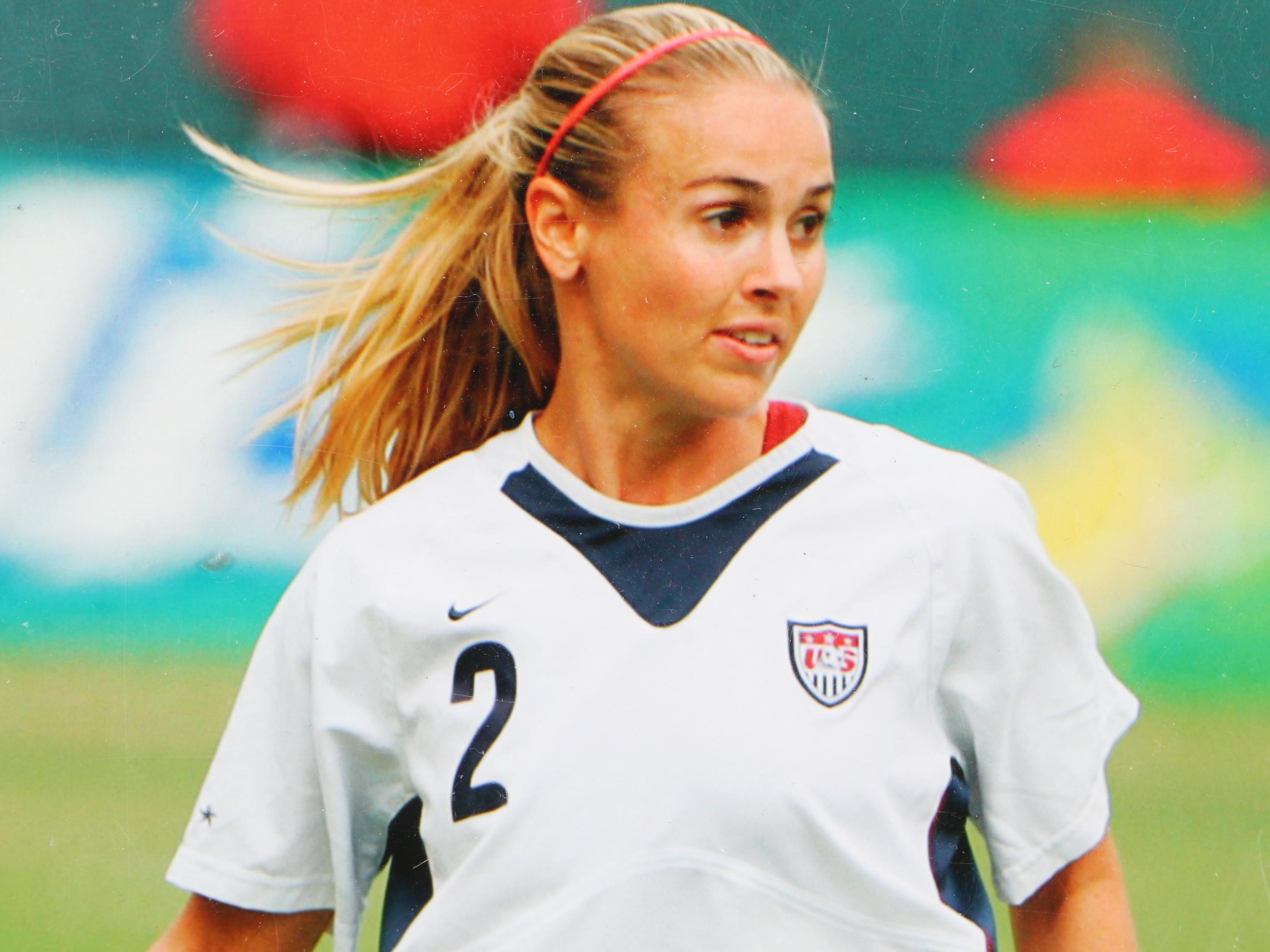 Mia Hamm Signed Jersey with Heather Mitts Signed Print and More