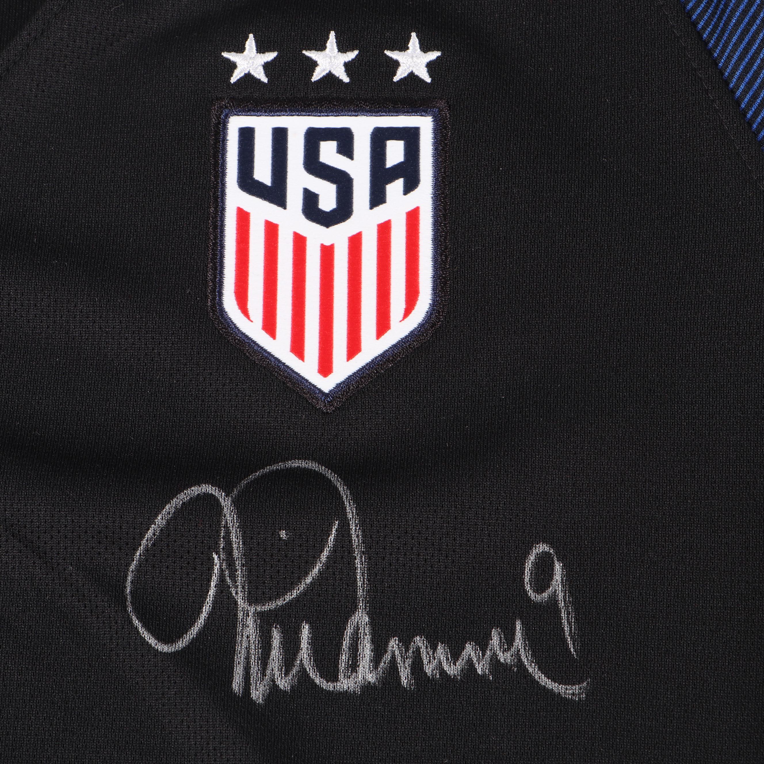 Mia Hamm Signed Jersey with Heather Mitts Signed Print and More