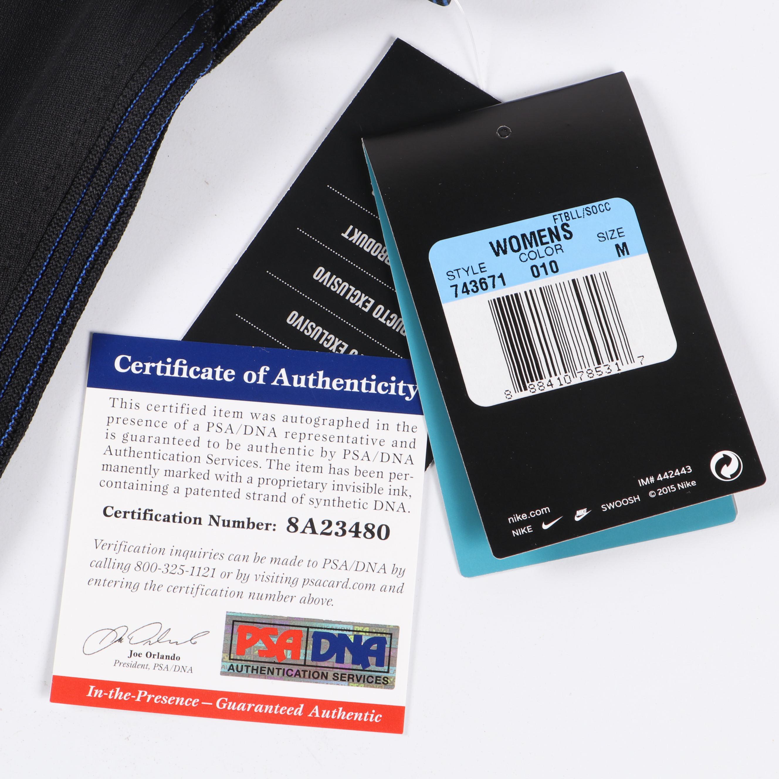 Mia Hamm Signed Jersey with Heather Mitts Signed Print and More