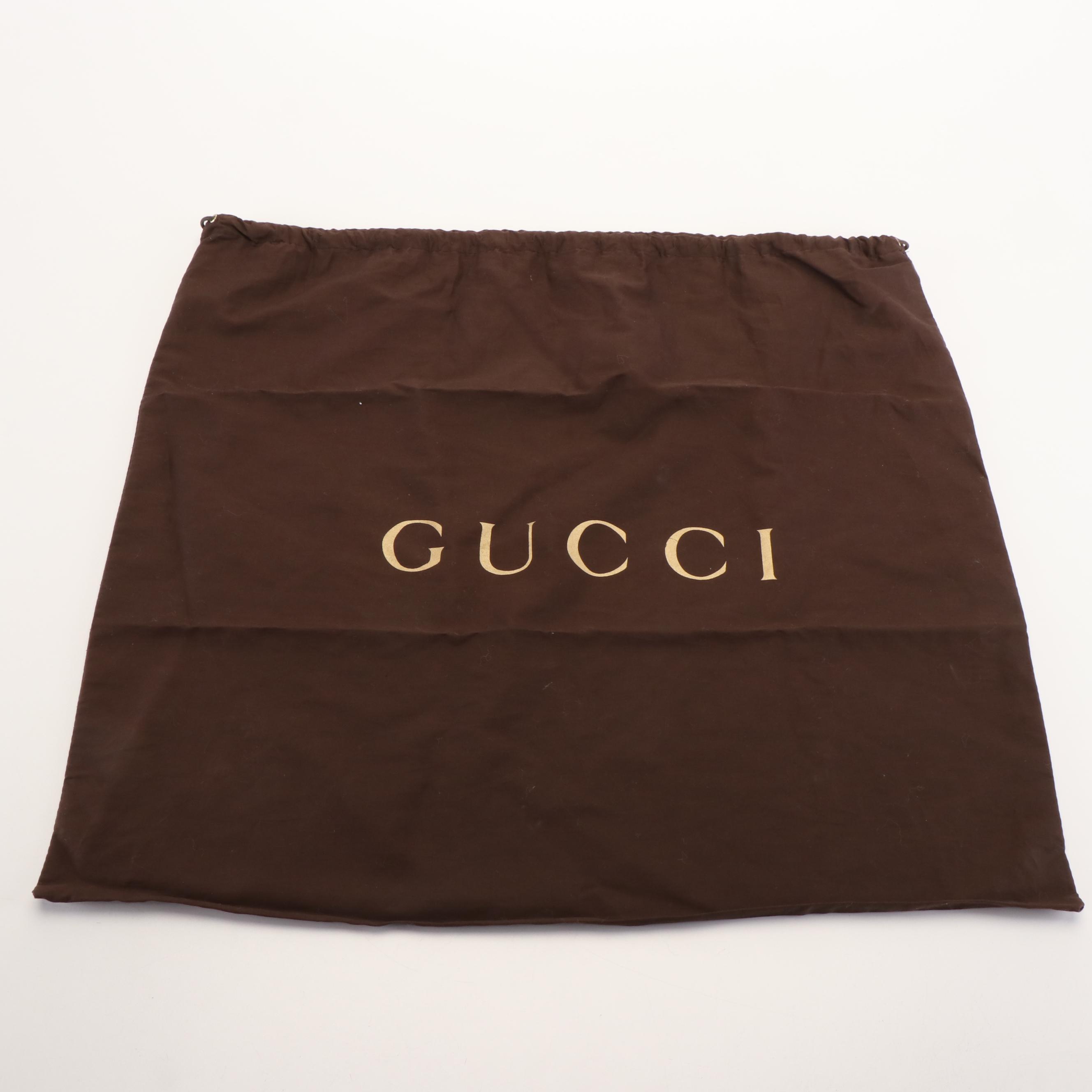 Gucci Diana Bamboo Top Handle Tote Bag  in Black Pebbled Leather